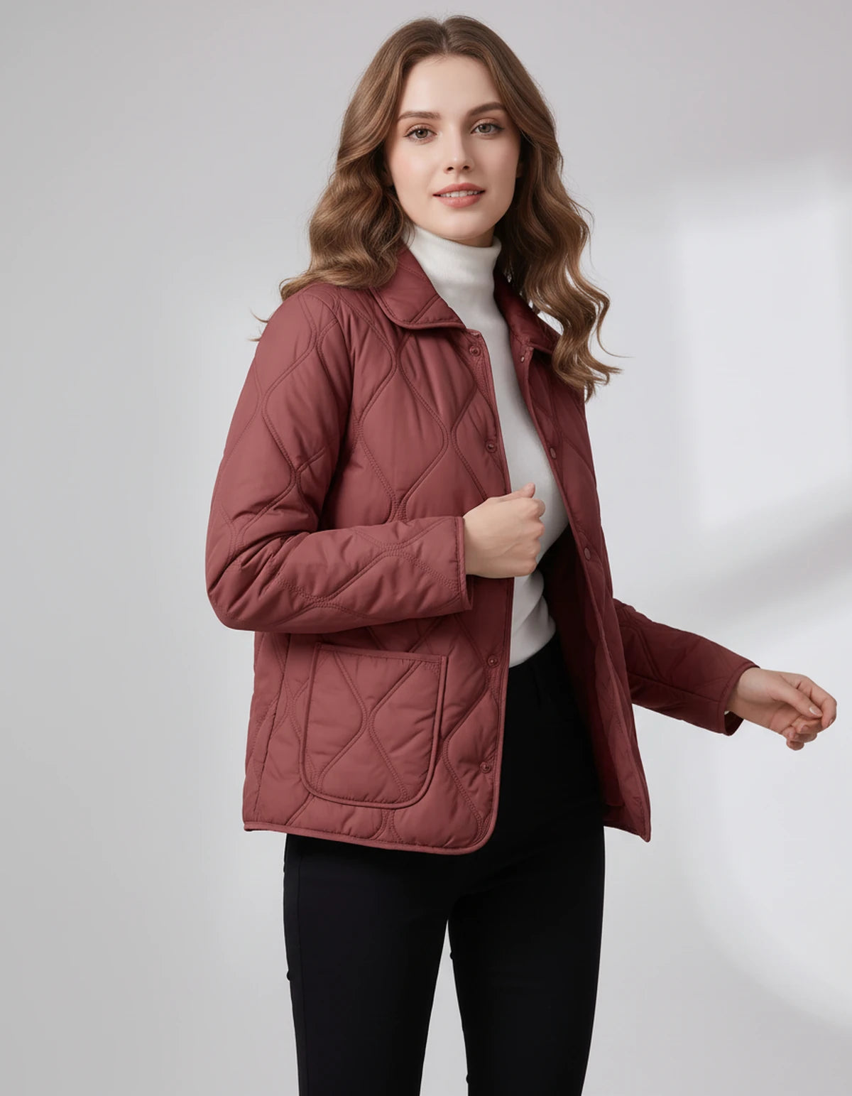 Amarantelle Coat — Red