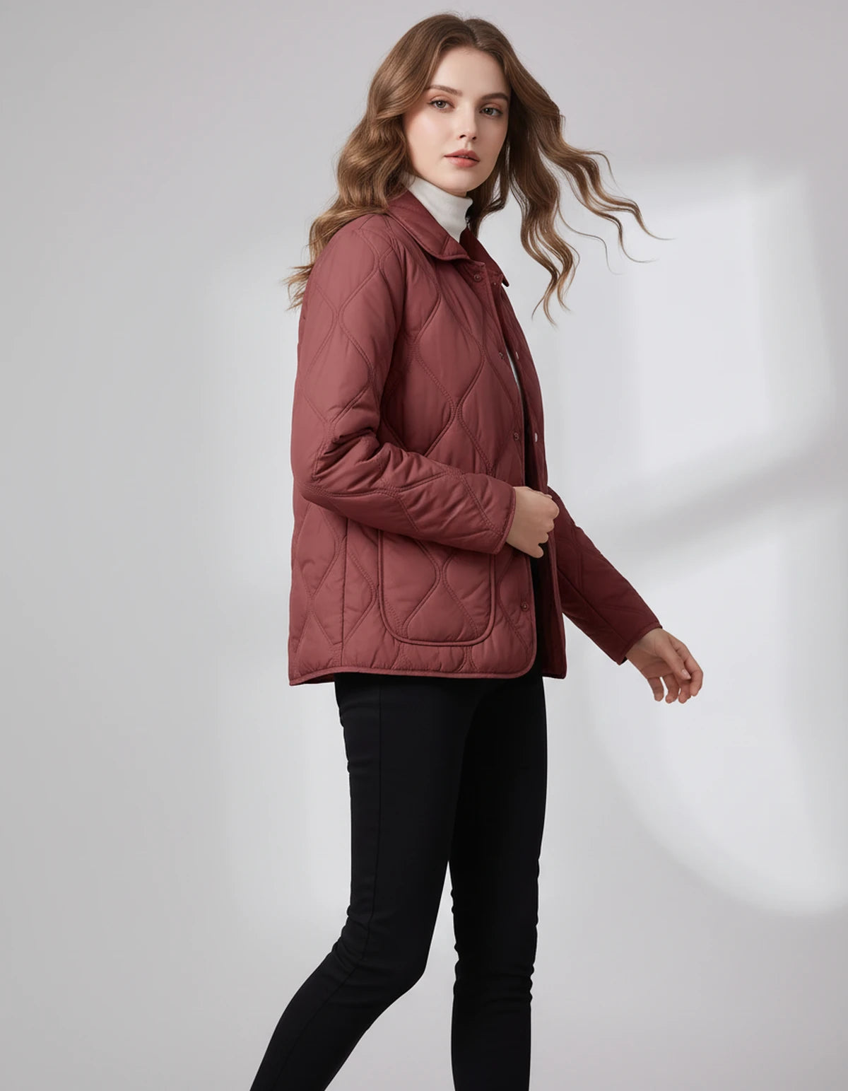 Amarantelle Coat — Red | SKU: SD-42149-red-XS,SD-42149-red-S,SD-42149-red-M,SD-42149-red-L,SD-42149-red-XL,SD-42149-red-2XL