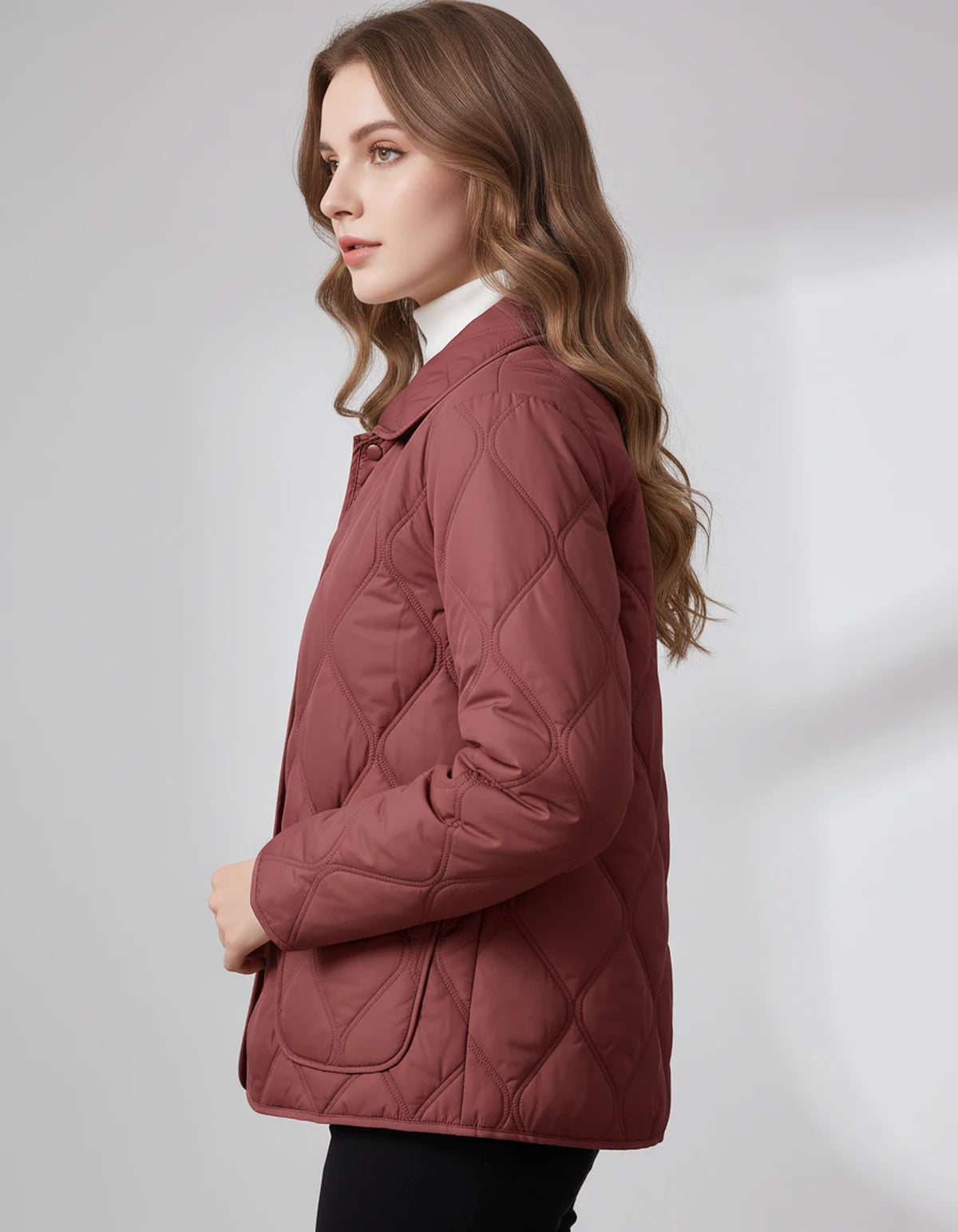 Amarantelle Coat — Red | SKU: SD-42149-red-XS,SD-42149-red-S,SD-42149-red-M,SD-42149-red-L,SD-42149-red-XL,SD-42149-red-2XL