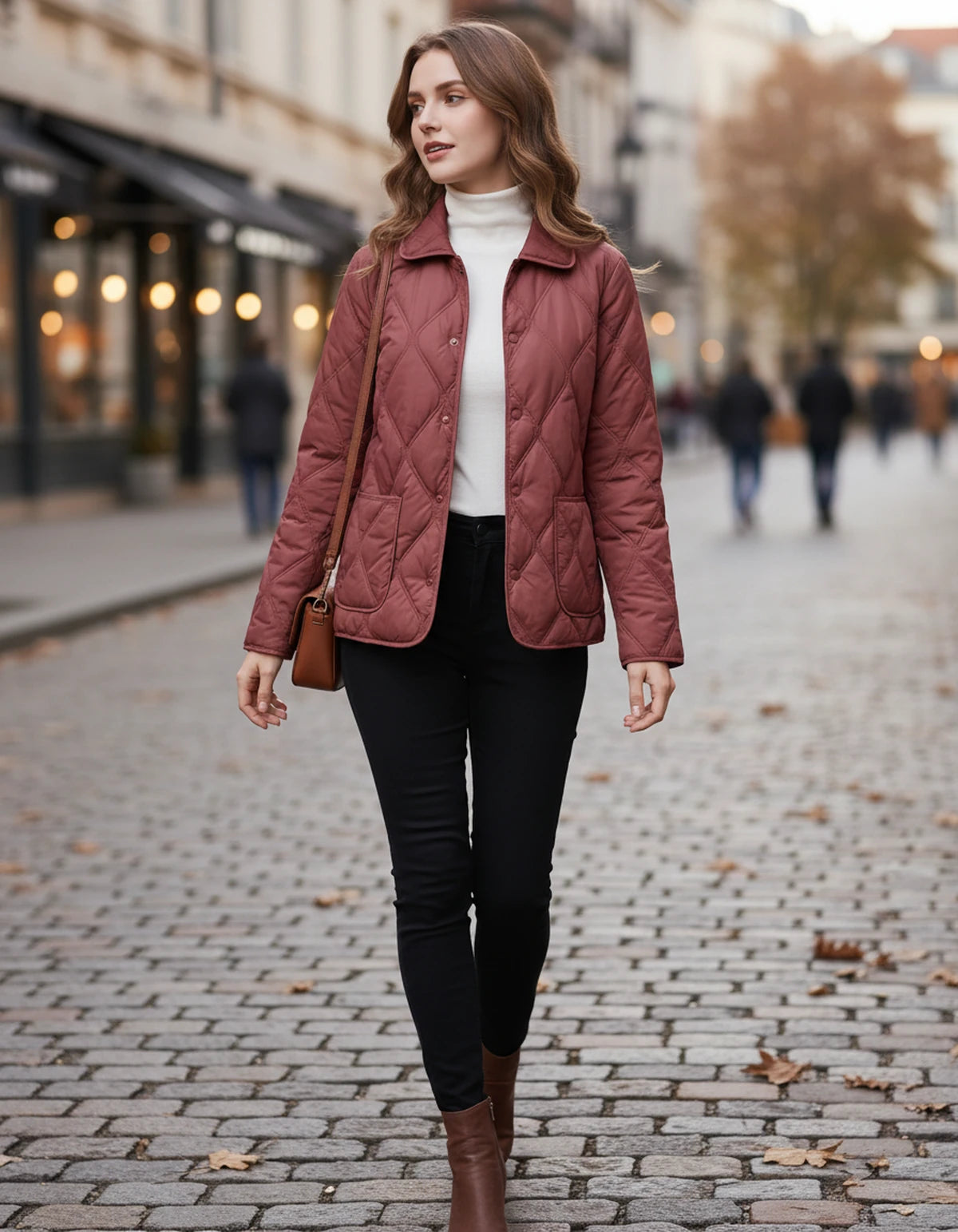 Amarantelle Coat — Red | SKU: SD-42149-red-XS,SD-42149-red-S,SD-42149-red-M,SD-42149-red-L,SD-42149-red-XL,SD-42149-red-2XL
