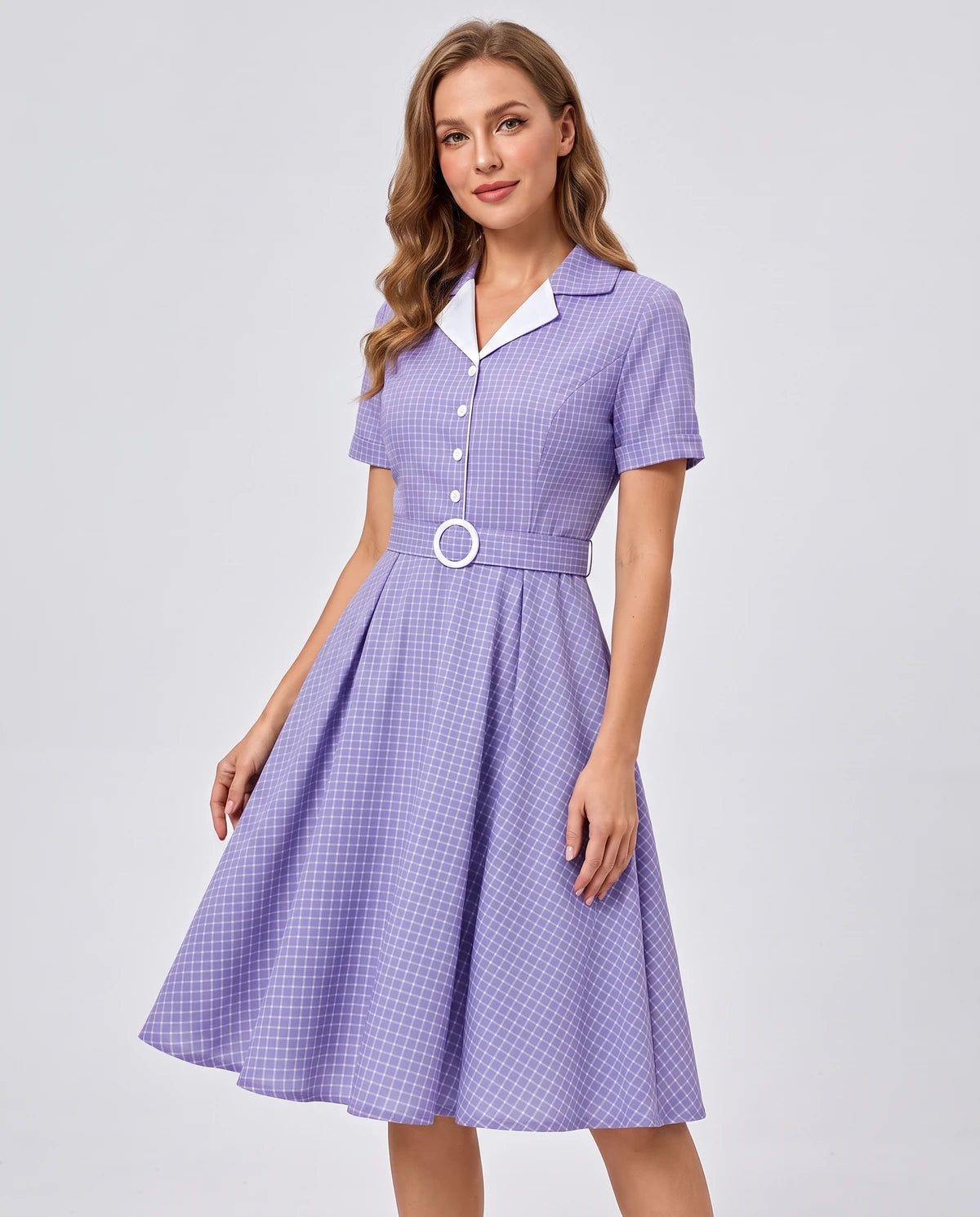 Amarantelle Midi Dresses — 04 | SKU: SD-53987-04-XS,SD-53987-04-S,SD-53987-04-M,SD-53987-04-L,SD-53987-04-XL,SD-53987-04-2XL