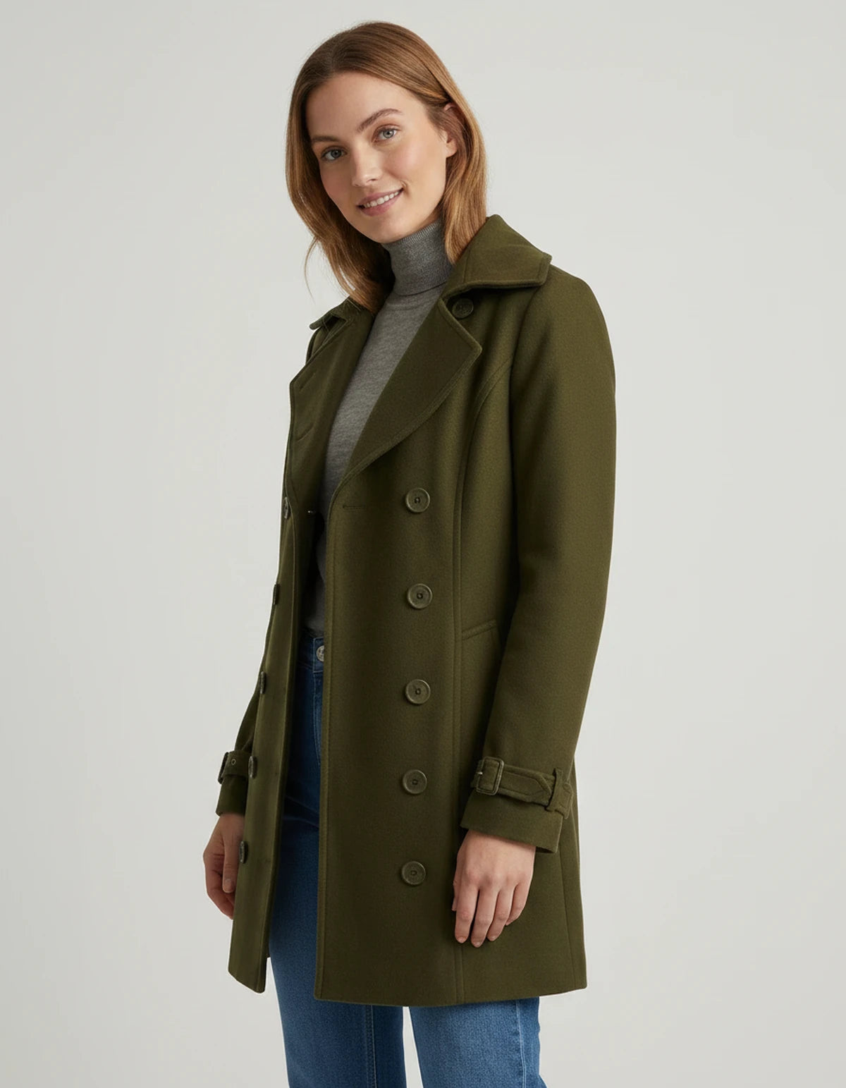 Amarantera Coat — Army Green | SKU: SD-71956-armygreen-XS,SD-71956-armygreen-S,SD-71956-armygreen-M,SD-71956-armygreen-L,SD-71956-armygreen-XL,SD-71956-armygreen-2XL