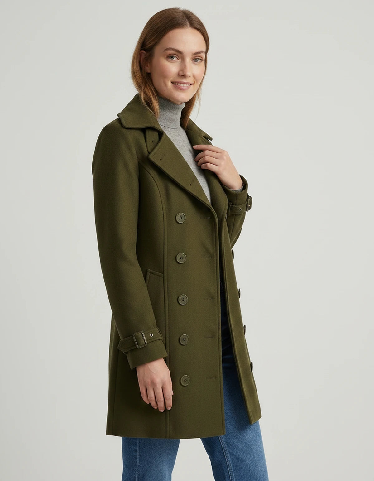 Amarantera Coat — Army Green | SKU: SD-71956-armygreen-XS,SD-71956-armygreen-S,SD-71956-armygreen-M,SD-71956-armygreen-L,SD-71956-armygreen-XL,SD-71956-armygreen-2XL