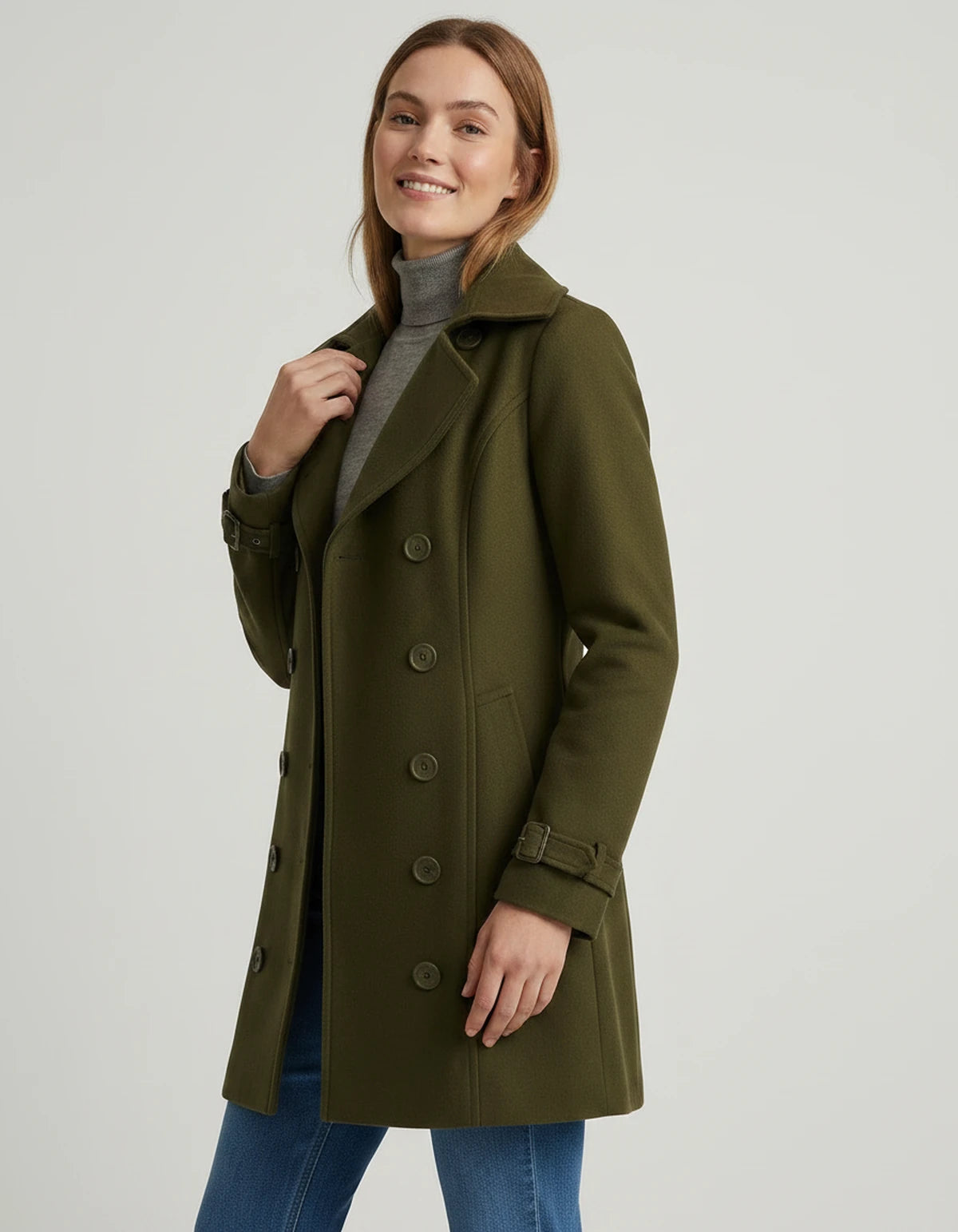 Amarantera Coat — Army Green | SKU: SD-71956-armygreen-XS,SD-71956-armygreen-S,SD-71956-armygreen-M,SD-71956-armygreen-L,SD-71956-armygreen-XL,SD-71956-armygreen-2XL