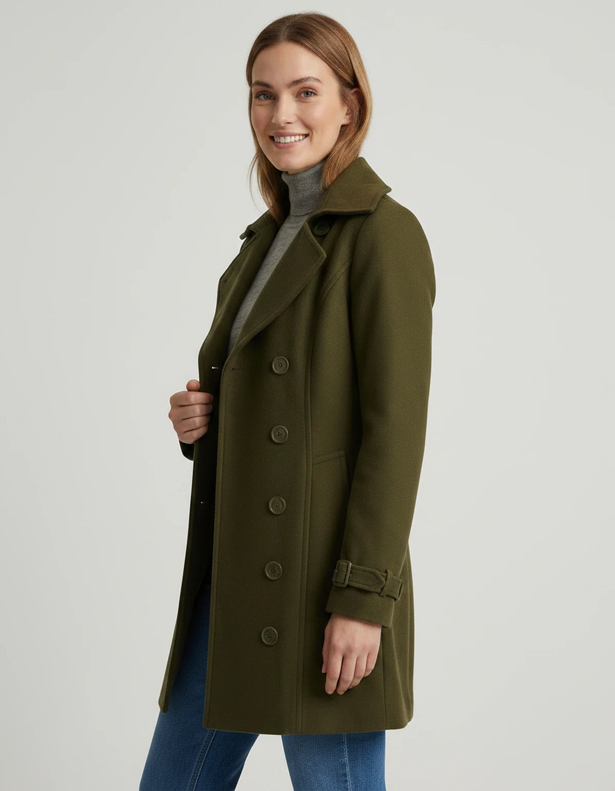 Amarantera Coat — Army Green | SKU: SD-71956-armygreen-XS,SD-71956-armygreen-S,SD-71956-armygreen-M,SD-71956-armygreen-L,SD-71956-armygreen-XL,SD-71956-armygreen-2XL