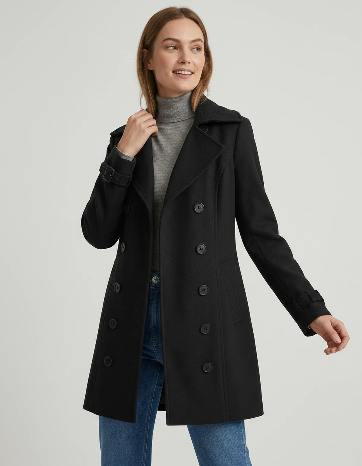 Amarantera Coat — Black | SKU: SD-71956-black-XS,SD-71956-black-S,SD-71956-black-M,SD-71956-black-L,SD-71956-black-XL,SD-71956-black-2XL