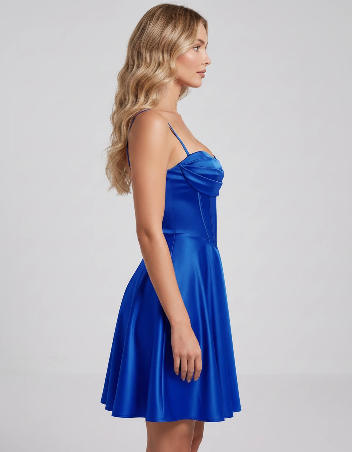 Ambrosia Mini Dress — Blue | SKU: SD-73338-blue-2,SD-73338-blue-4,SD-73338-blue-6,SD-73338-blue-8,SD-73338-blue-10,SD-73338-blue-12,SD-73338-blue-14,SD-73338-blue-16,SD-73338-blue-16W,SD-73338-blue-18W,SD-73338-blue-20W,SD-73338-blue-22W