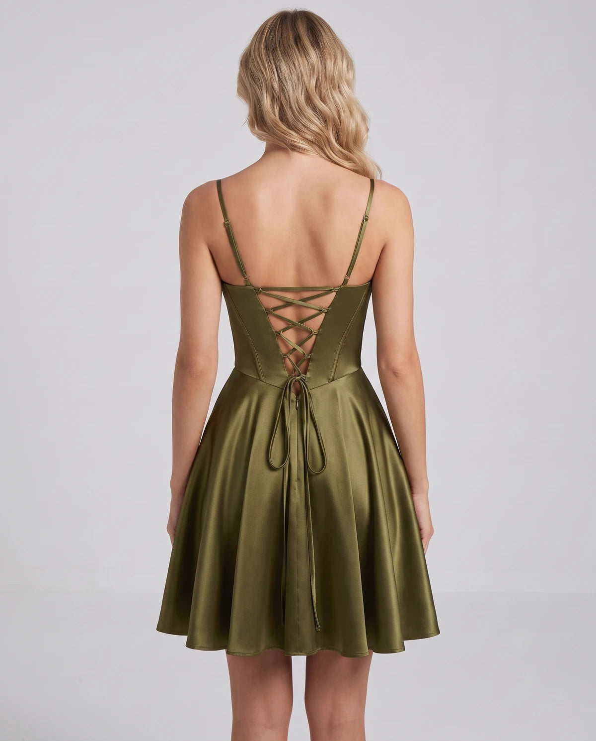 Ambrosia Mini Dress — Dusty Sage | SKU: SD-73338-dustysage-2,SD-73338-dustysage-4,SD-73338-dustysage-6,SD-73338-dustysage-8,SD-73338-dustysage-10,SD-73338-dustysage-12,SD-73338-dustysage-14,SD-73338-dustysage-16,SD-73338-dustysage-16W,SD-73338-dustysage-18W,SD-73338-dustysage-20W,SD-73338-dustysage-22W