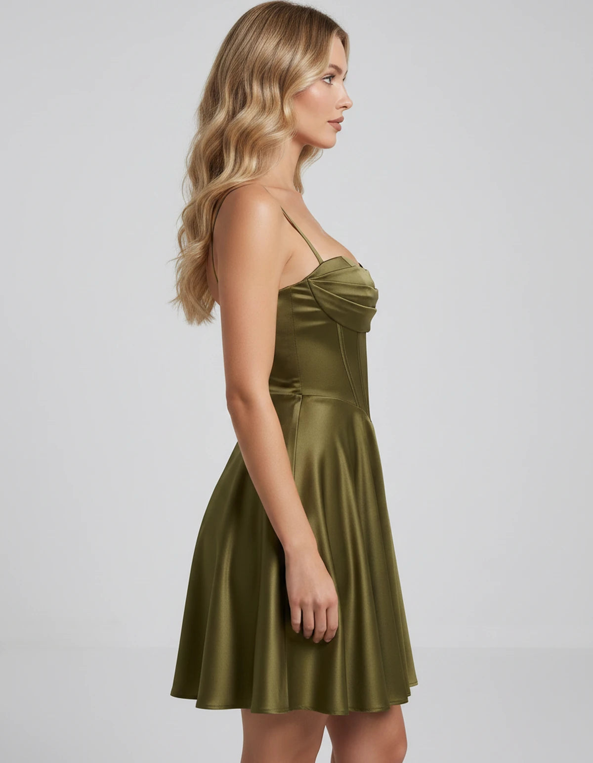Ambrosia Mini Dress — Dusty Sage | SKU: SD-73338-dustysage-2,SD-73338-dustysage-4,SD-73338-dustysage-6,SD-73338-dustysage-8,SD-73338-dustysage-10,SD-73338-dustysage-12,SD-73338-dustysage-14,SD-73338-dustysage-16,SD-73338-dustysage-16W,SD-73338-dustysage-18W,SD-73338-dustysage-20W,SD-73338-dustysage-22W