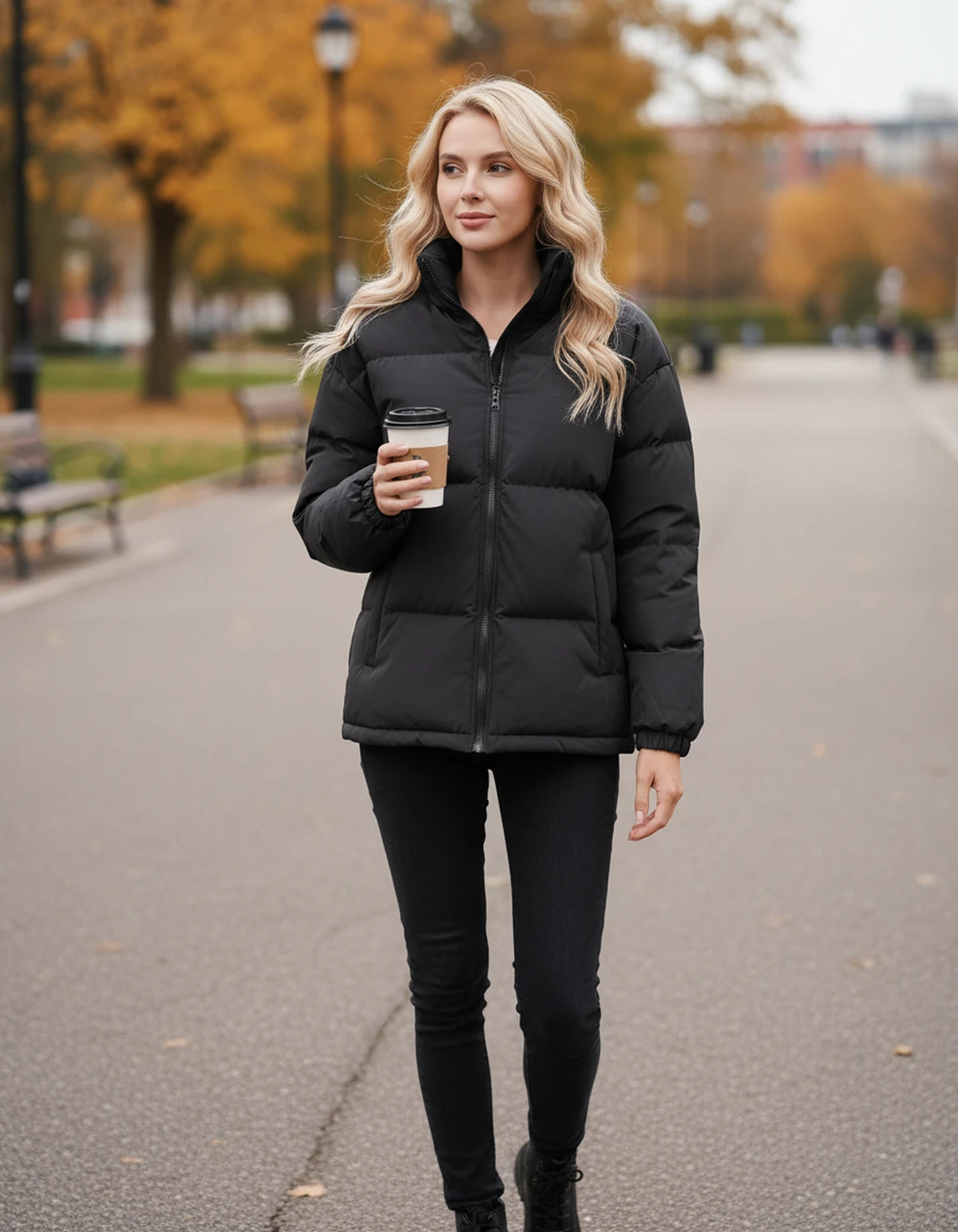 Amorellelle Coat — Black | SKU: SD-74214-black-XS,SD-74214-black-S,SD-74214-black-M,SD-74214-black-L,SD-74214-black-XL,SD-74214-black-2XL