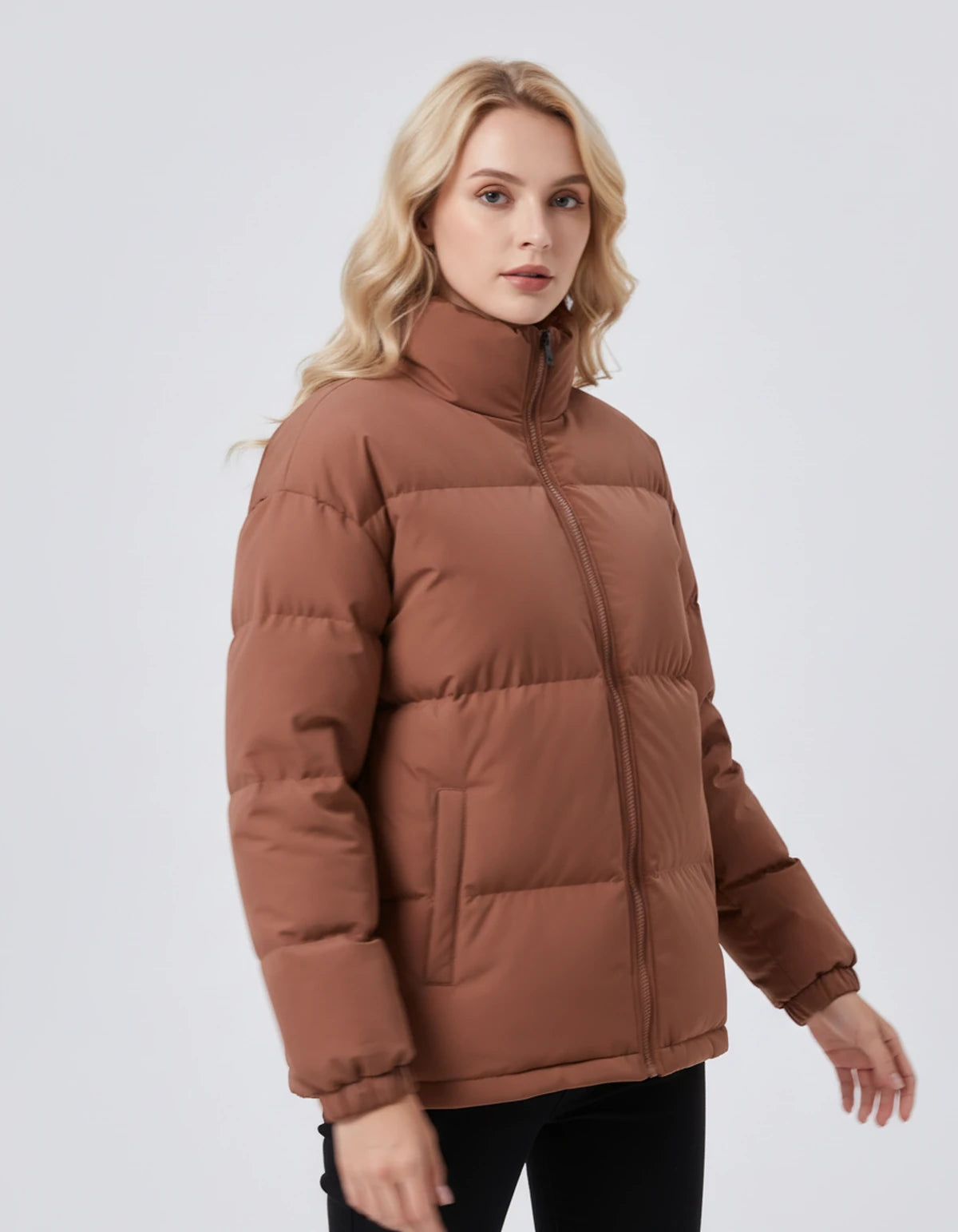 Amorellelle Coat — Brown | SKU: SD-74214-brown-XS,SD-74214-brown-S,SD-74214-brown-M,SD-74214-brown-L,SD-74214-brown-XL,SD-74214-brown-2XL