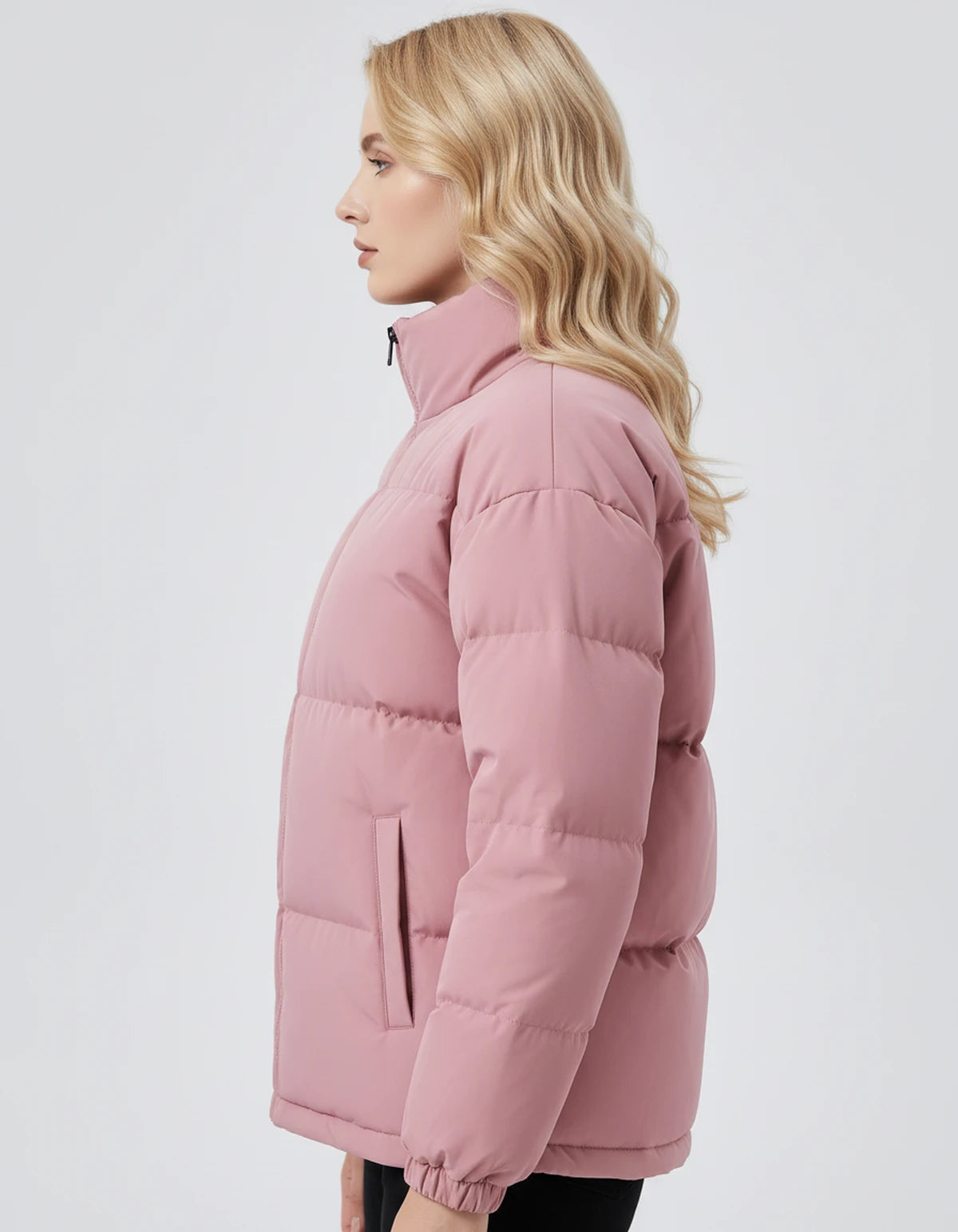 Amorellelle Coat — Pink | SKU: SD-74214-pink-XS,SD-74214-pink-S,SD-74214-pink-M,SD-74214-pink-L,SD-74214-pink-XL,SD-74214-pink-2XL