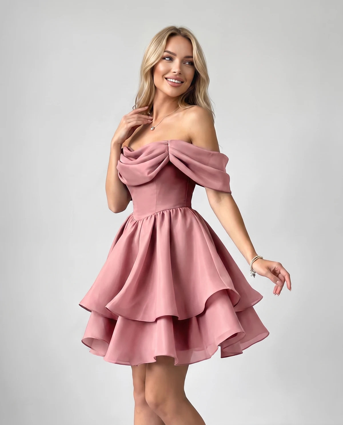 Anthea Mini Dress — Dusty Rose | SKU: SD-51983-dustyrose-2,SD-51983-dustyrose-4,SD-51983-dustyrose-6,SD-51983-dustyrose-8,SD-51983-dustyrose-10,SD-51983-dustyrose-12,SD-51983-dustyrose-14,SD-51983-dustyrose-16,SD-51983-dustyrose-16W,SD-51983-dustyrose-18 W,SD-51983-dustyrose-20W,SD-51983-dustyrose-22W,SD-51983-dustyrose-24W,SD-51983-dustyrose-26W,SD-51983-dustyrose-28W,SD-51983-dustyrose-Custom size