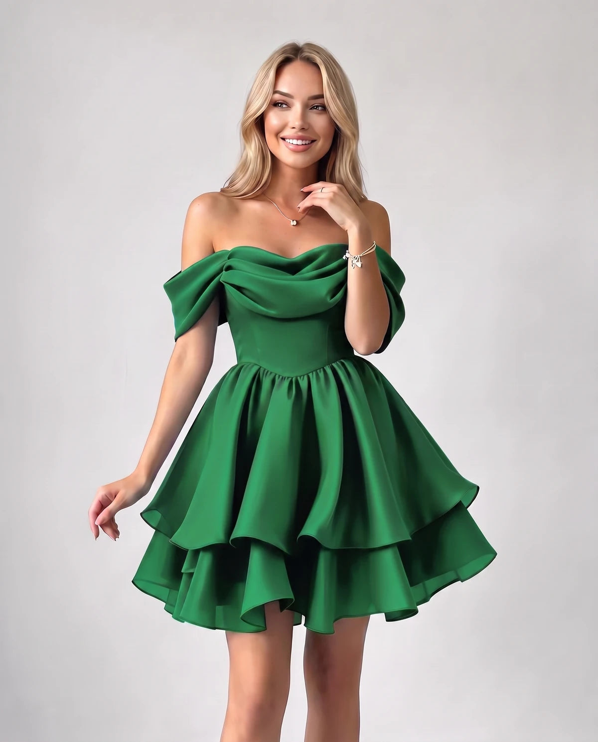 Anthea Mini Dress — Emerld Green | SKU: SD-51983-emerldgreen-2,SD-51983-emerldgreen-4,SD-51983-emerldgreen-6,SD-51983-emerldgreen-8,SD-51983-emerldgreen-10,SD-51983-emerldgreen-12,SD-51983-emerldgreen-14,SD-51983-emerldgreen-16,SD-51983-emerldgreen-16W,SD-51983-emerldgreen-18 W,SD-51983-emerldgreen-20W,SD-51983-emerldgreen-22W,SD-51983-emerldgreen-24W,SD-51983-emerldgreen-26W,SD-51983-emerldgreen-28W,SD-51983-emerldgreen-Custom size