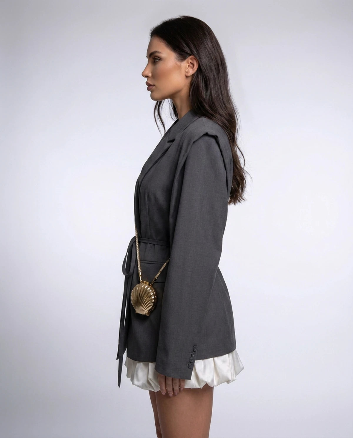 Araminta Blazer — Gray