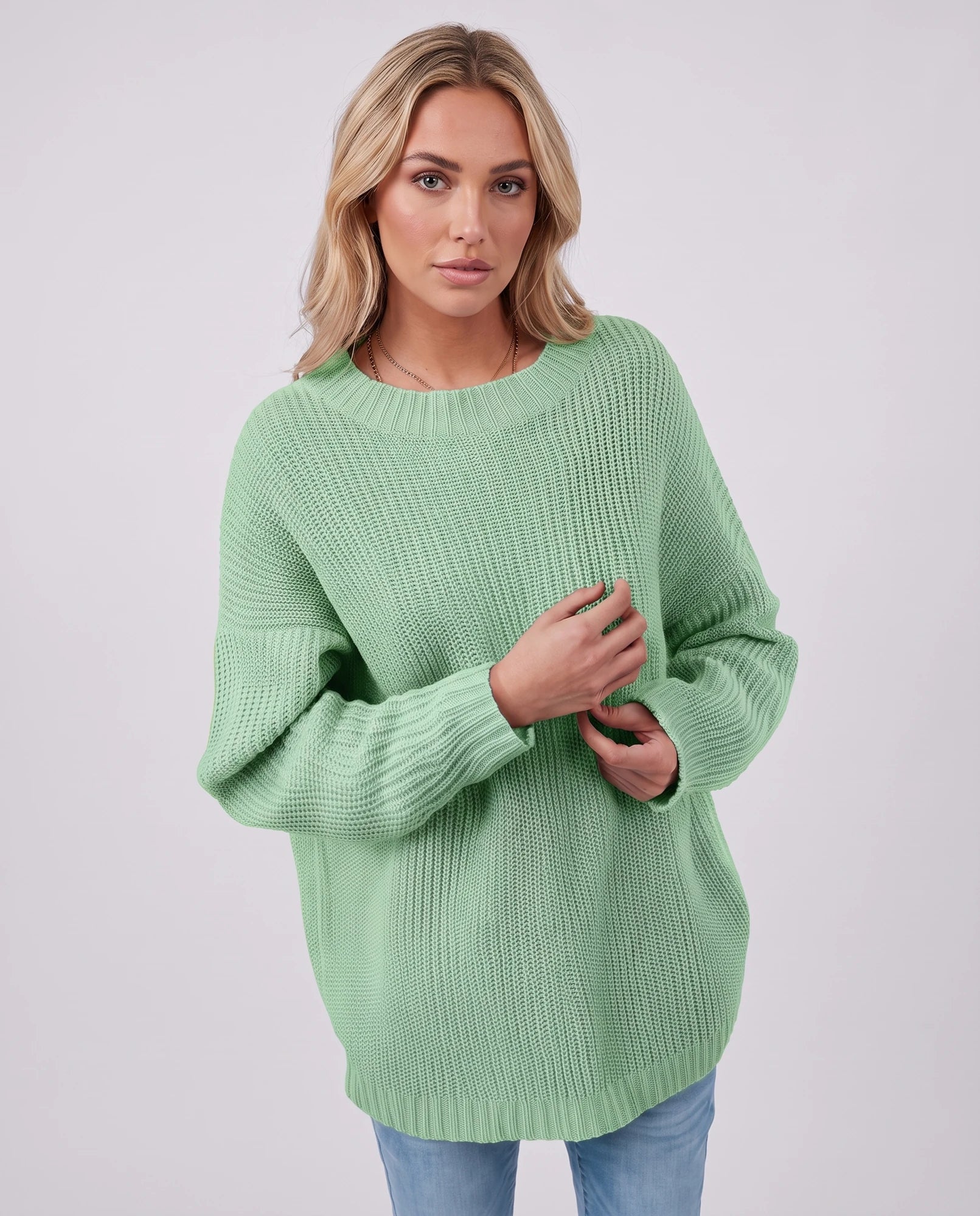 Arcadia Sweater — Light Green