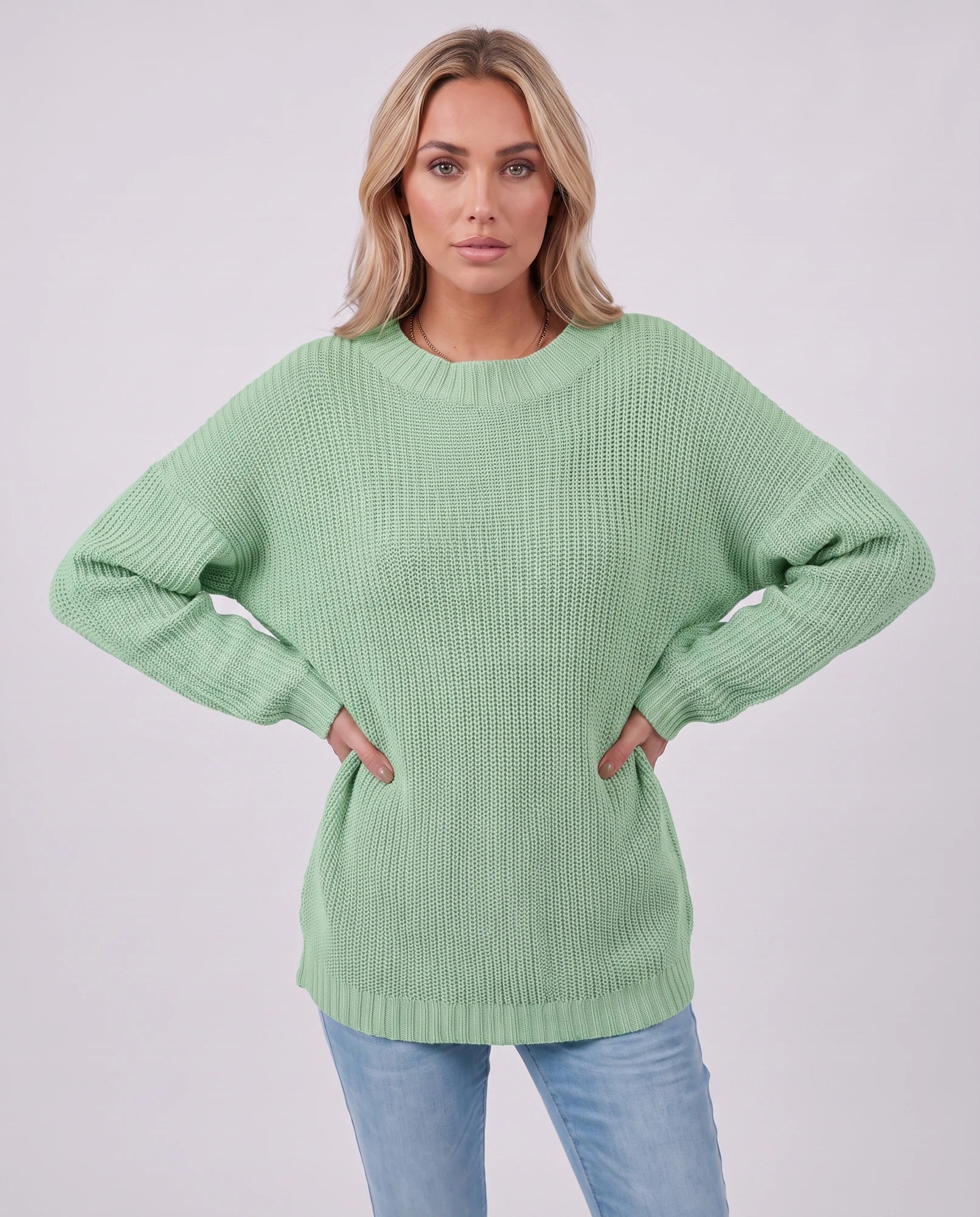 Arcadia Sweater — Light Green