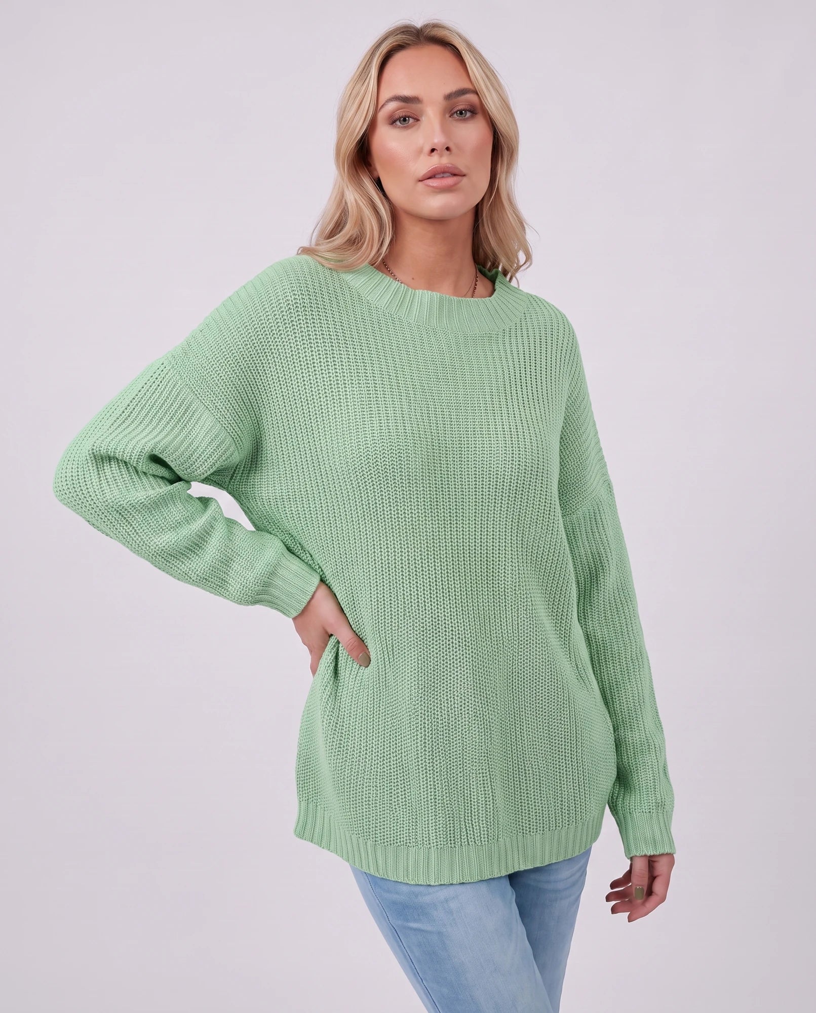 Arcadia Sweater — Light Green