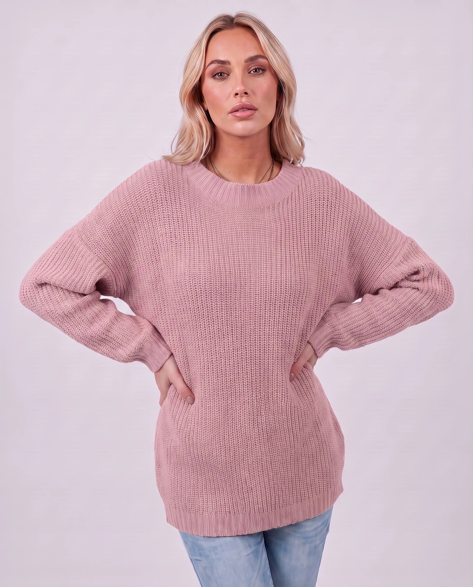 Arcadia Sweater — Pink