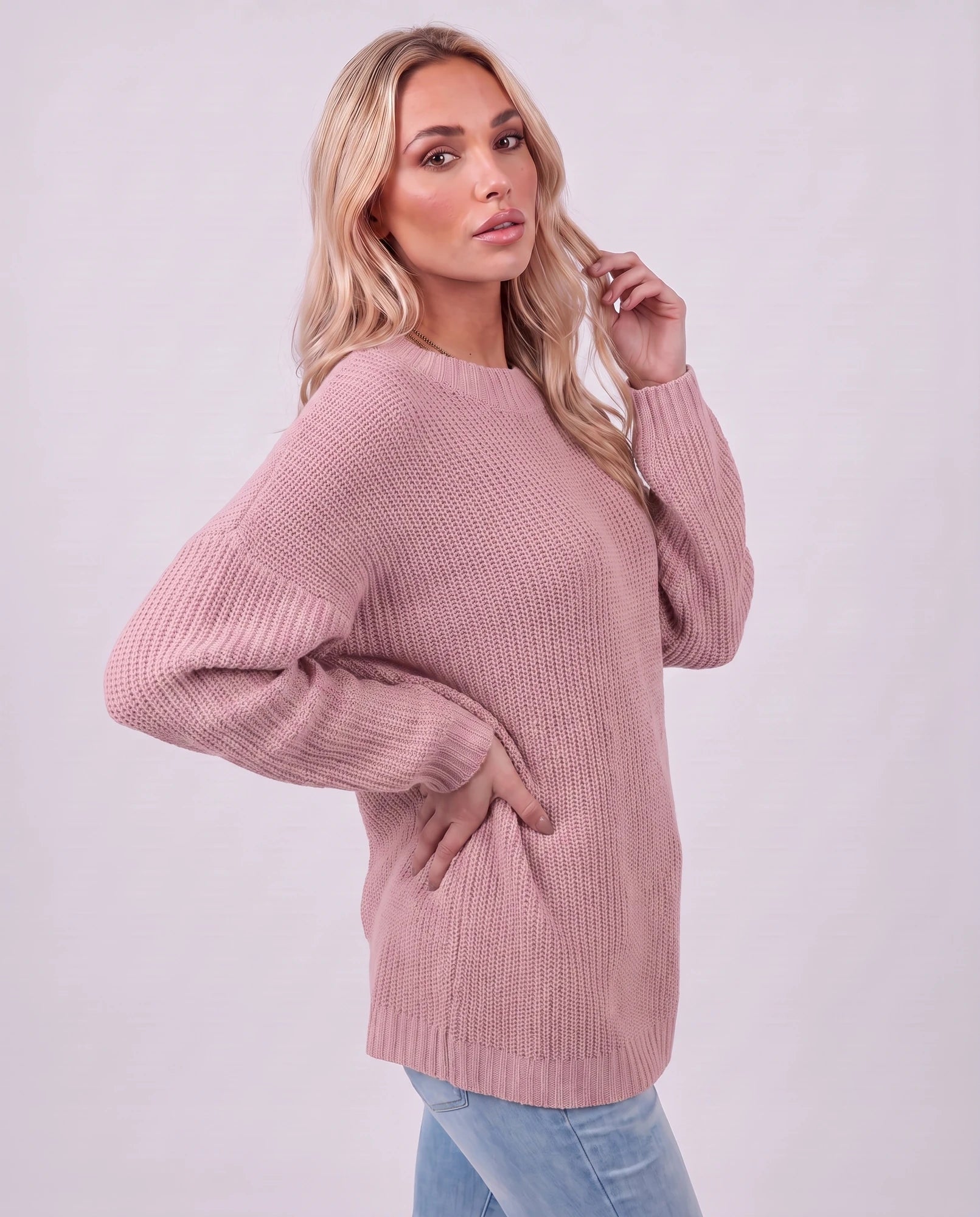 Arcadia Sweater — Pink