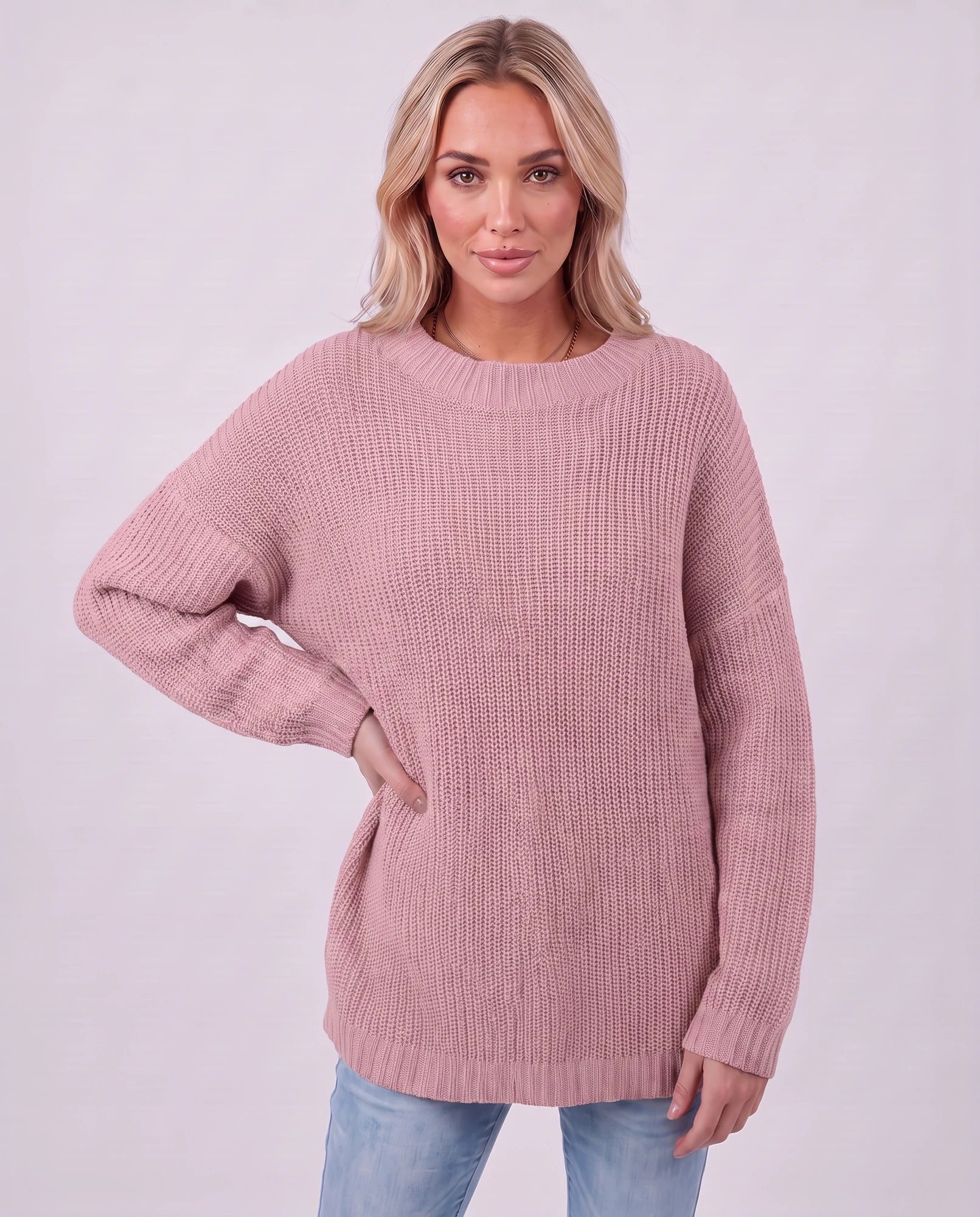 Arcadia Sweater — Pink