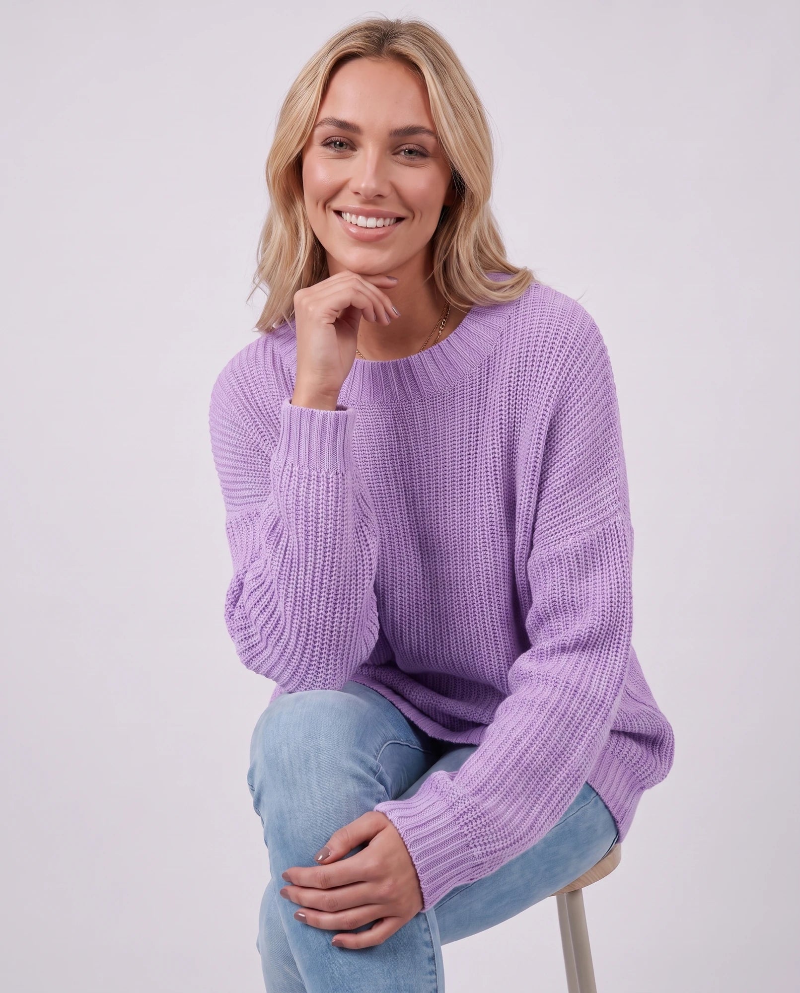 Arcadia Sweater — Purple