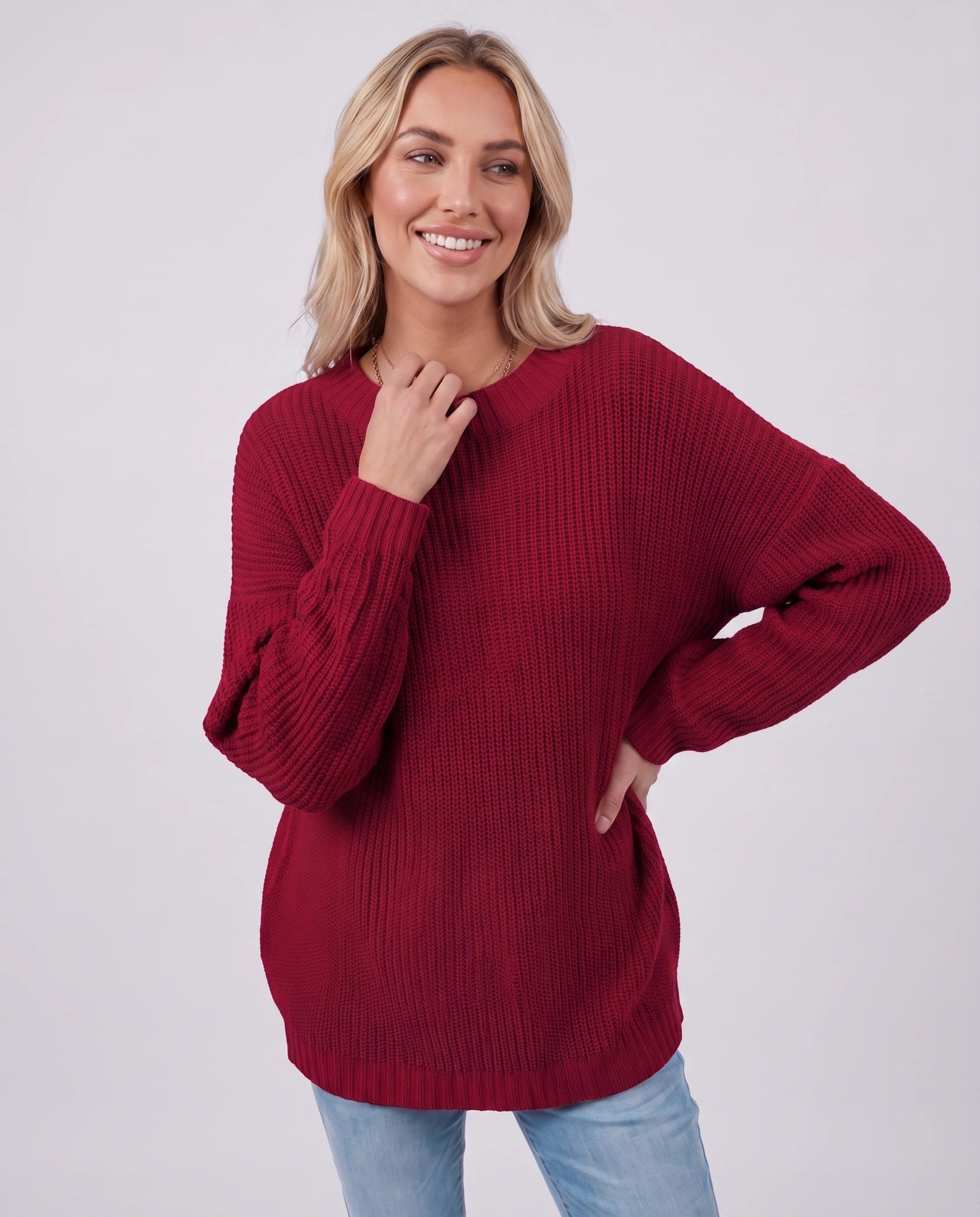 Arcadia Sweater — Red