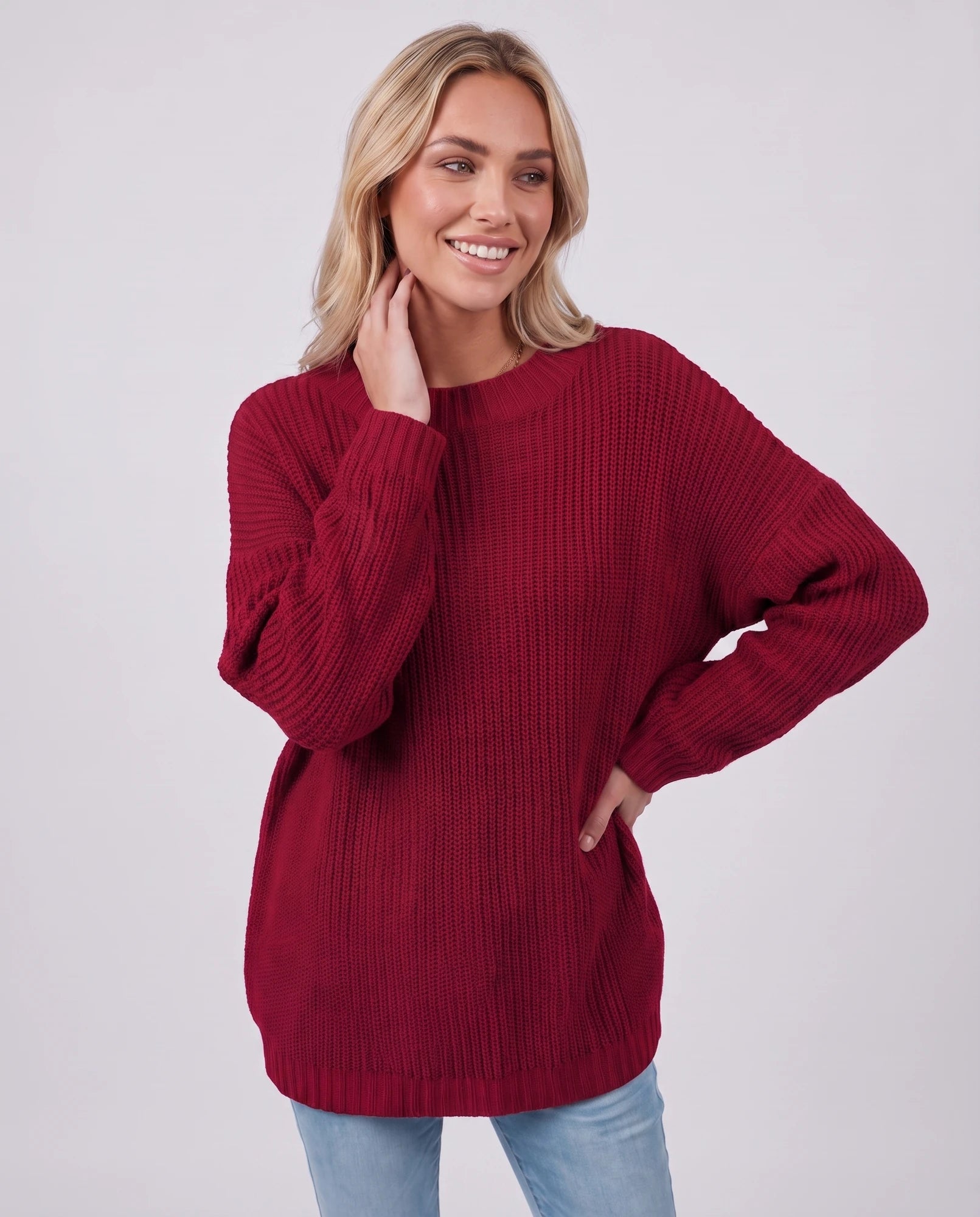 Arcadia Sweater — Red