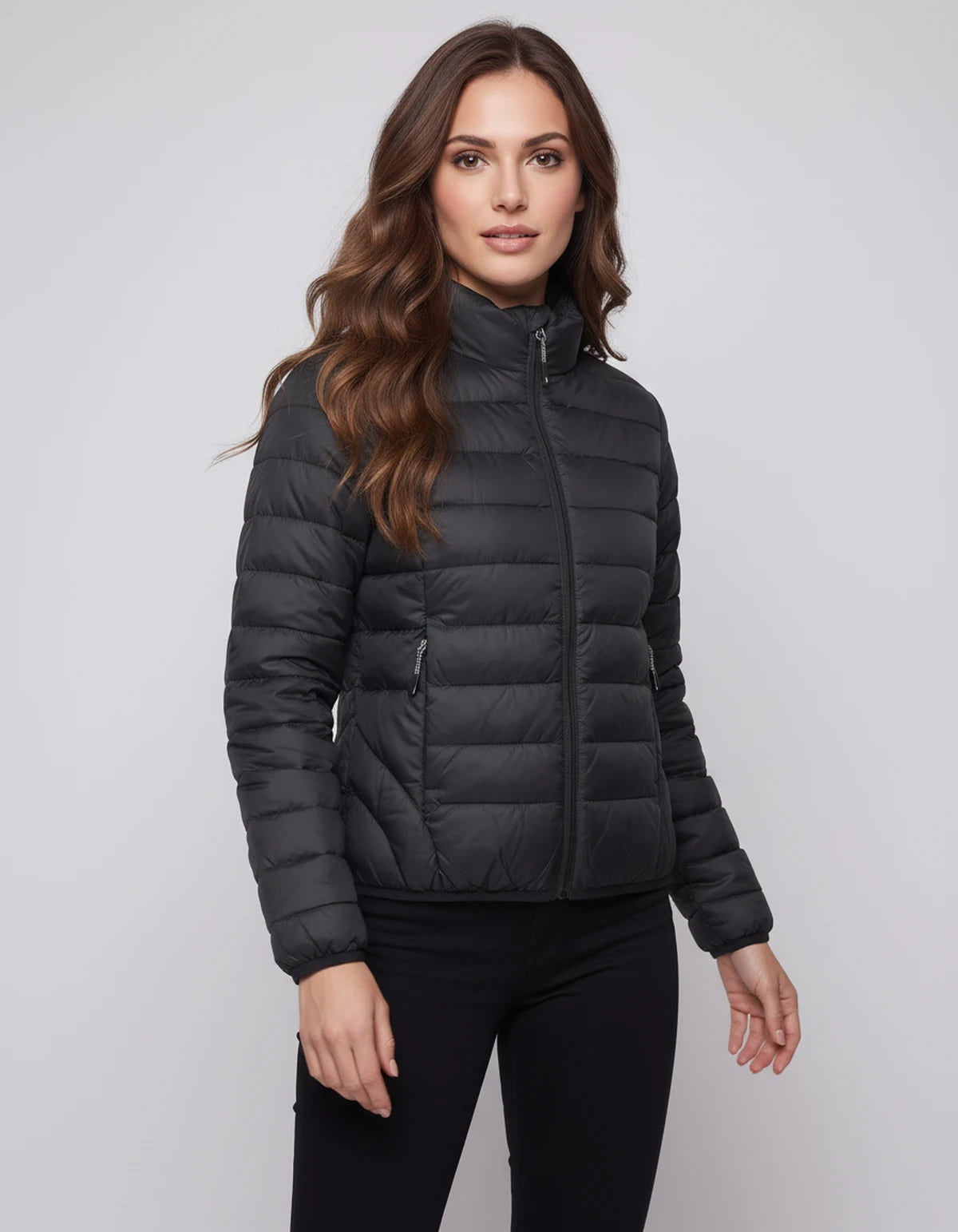 Arcadialle Coat — Black | SKU: SD-71836-black-M 50-60KG,SD-71836-black-S 40-50KG,SD-71836-black-L 60-70KG
