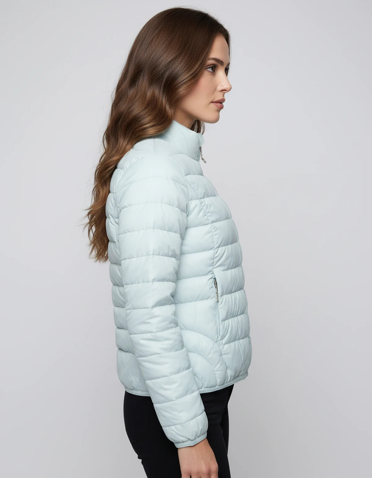 Arcadialle Coat — Blue-green | SKU: SD-71836-bluegreen-M 50-60KG,SD-71836-bluegreen-S 40-50KG,SD-71836-bluegreen-L 60-70KG