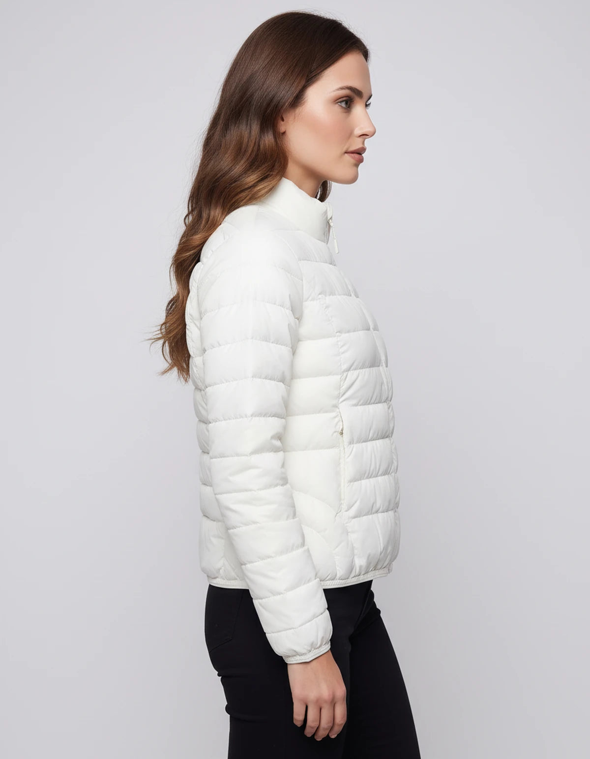 Arcadialle Coat — White | SKU: SD-71836-white-M 50-60KG,SD-71836-white-S 40-50KG,SD-71836-white-L 60-70KG