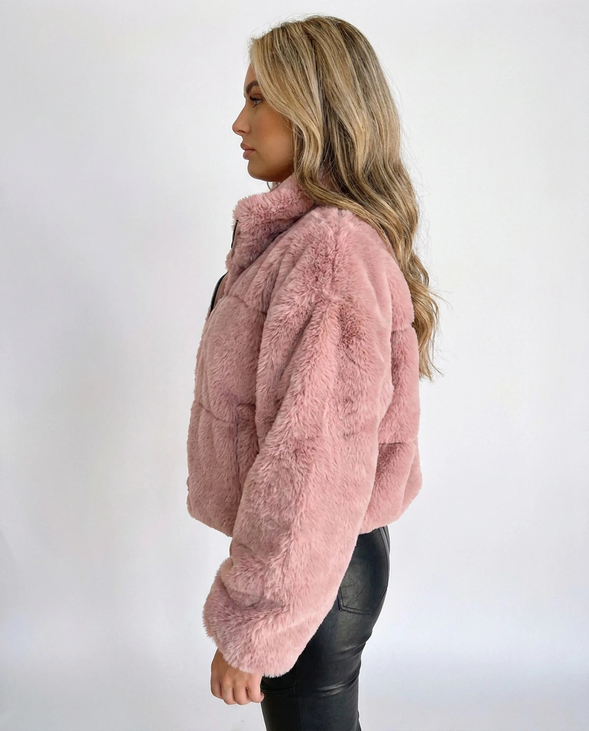 Ardenne Coat — Pink | SKU: SD-53577-pink-XS,SD-53577-pink-S,SD-53577-pink-M,SD-53577-pink-L,SD-53577-pink-XL,SD-53577-pink-2XL
