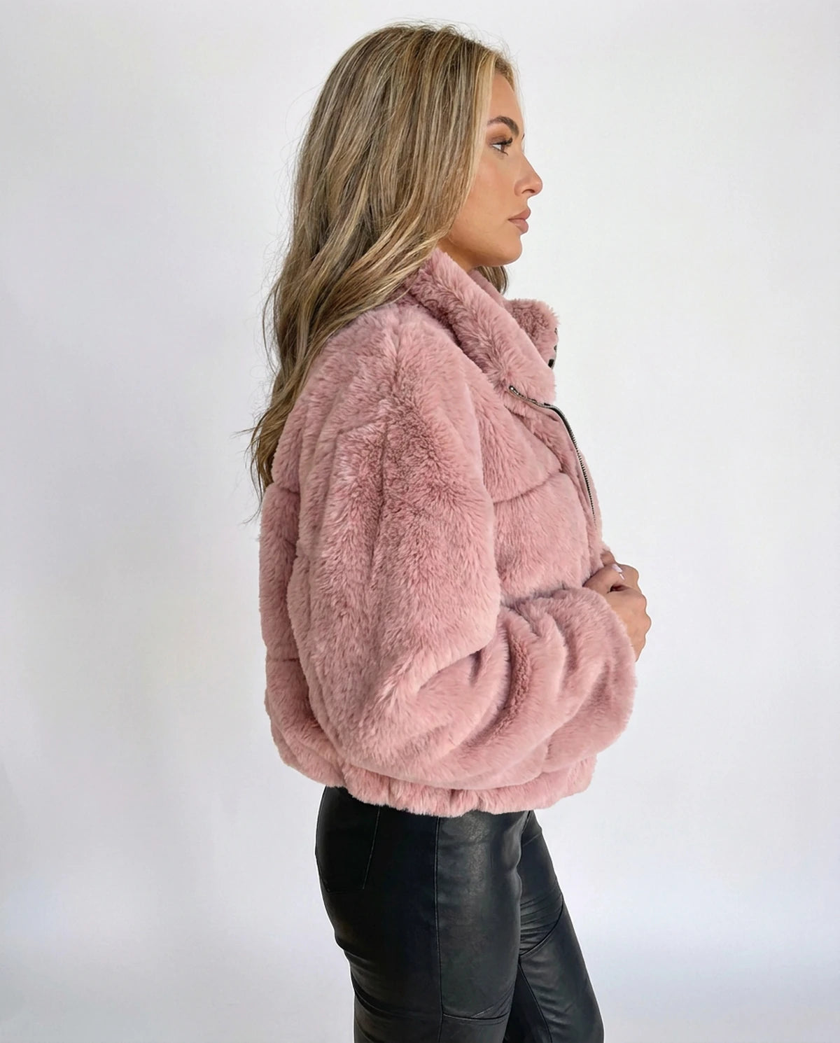 Ardenne Coat — Pink | SKU: SD-53577-pink-XS,SD-53577-pink-S,SD-53577-pink-M,SD-53577-pink-L,SD-53577-pink-XL,SD-53577-pink-2XL