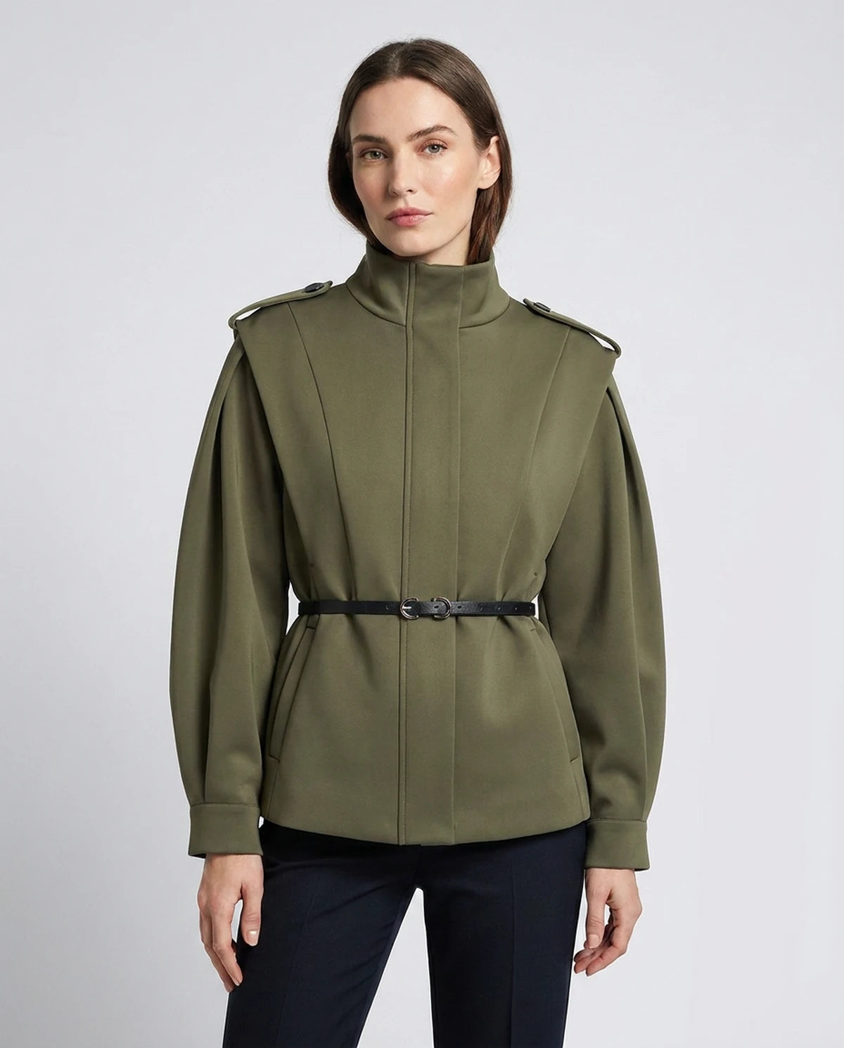 Armelle Coat — Army Green