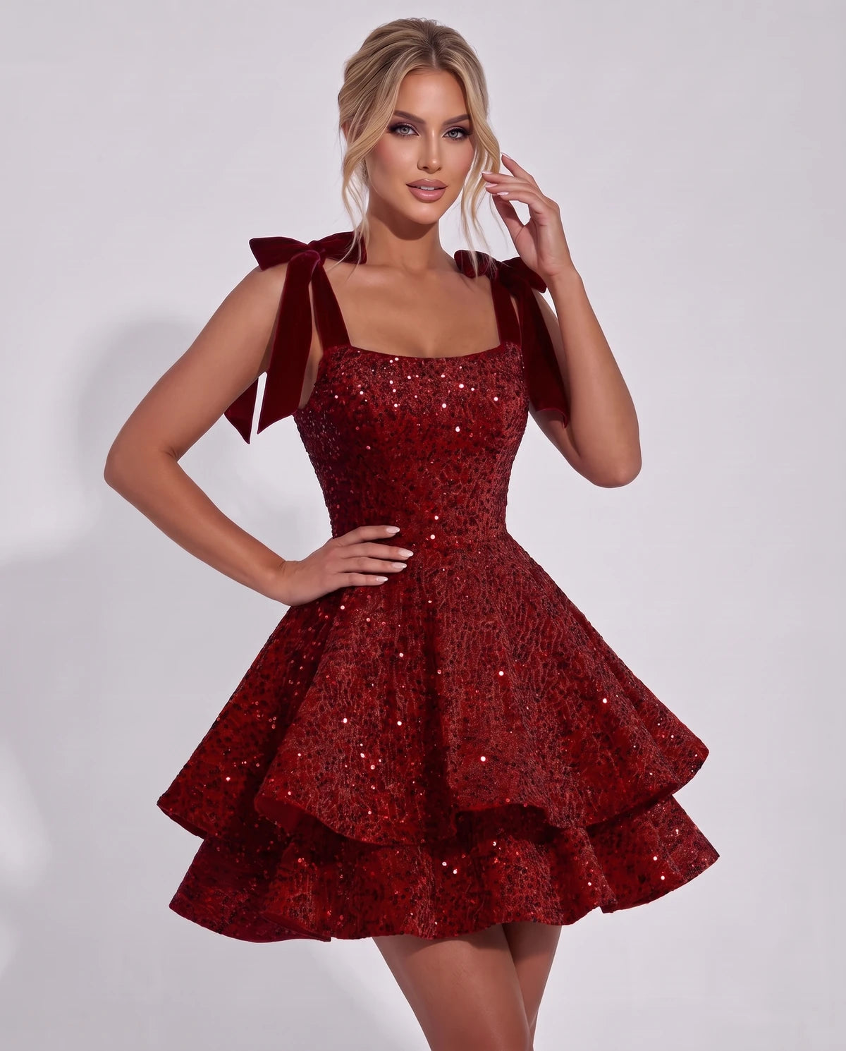 Astoria Mini Dress — Burgundy | SKU: SD-69926-burgundy-2,SD-69926-burgundy-4,SD-69926-burgundy-6,SD-69926-burgundy-8,SD-69926-burgundy-10,SD-69926-burgundy-12,SD-69926-burgundy-14,SD-69926-burgundy-16,SD-69926-burgundy-16W,SD-69926-burgundy-18W,SD-69926-burgundy-20W,SD-69926-burgundy-22W