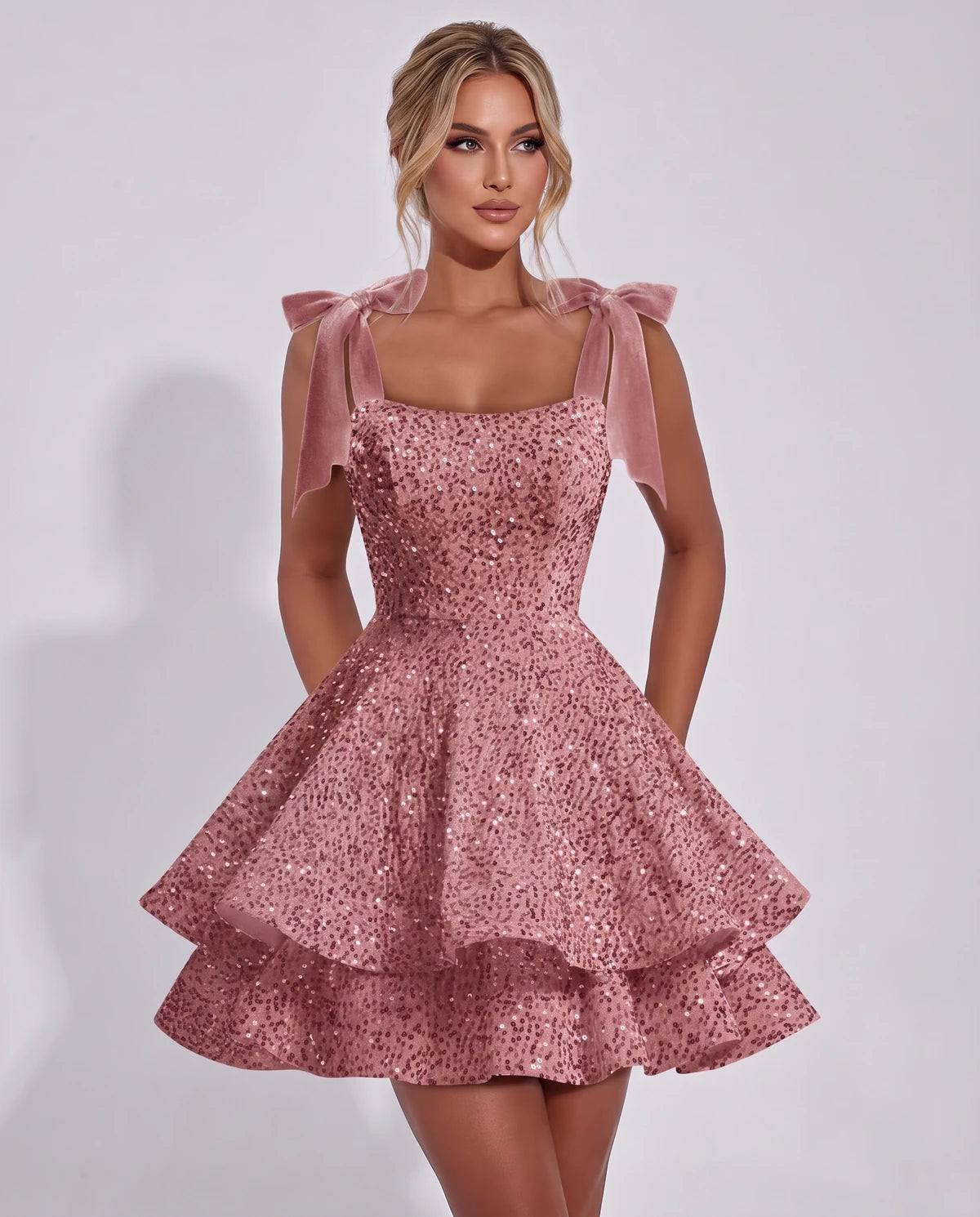 Astoria Mini Dress — Dusty Rose | SKU: SD-69926-dustyrose-2,SD-69926-dustyrose-4,SD-69926-dustyrose-6,SD-69926-dustyrose-8,SD-69926-dustyrose-10,SD-69926-dustyrose-12,SD-69926-dustyrose-14,SD-69926-dustyrose-16,SD-69926-dustyrose-16W,SD-69926-dustyrose-18W,SD-69926-dustyrose-20W,SD-69926-dustyrose-22W