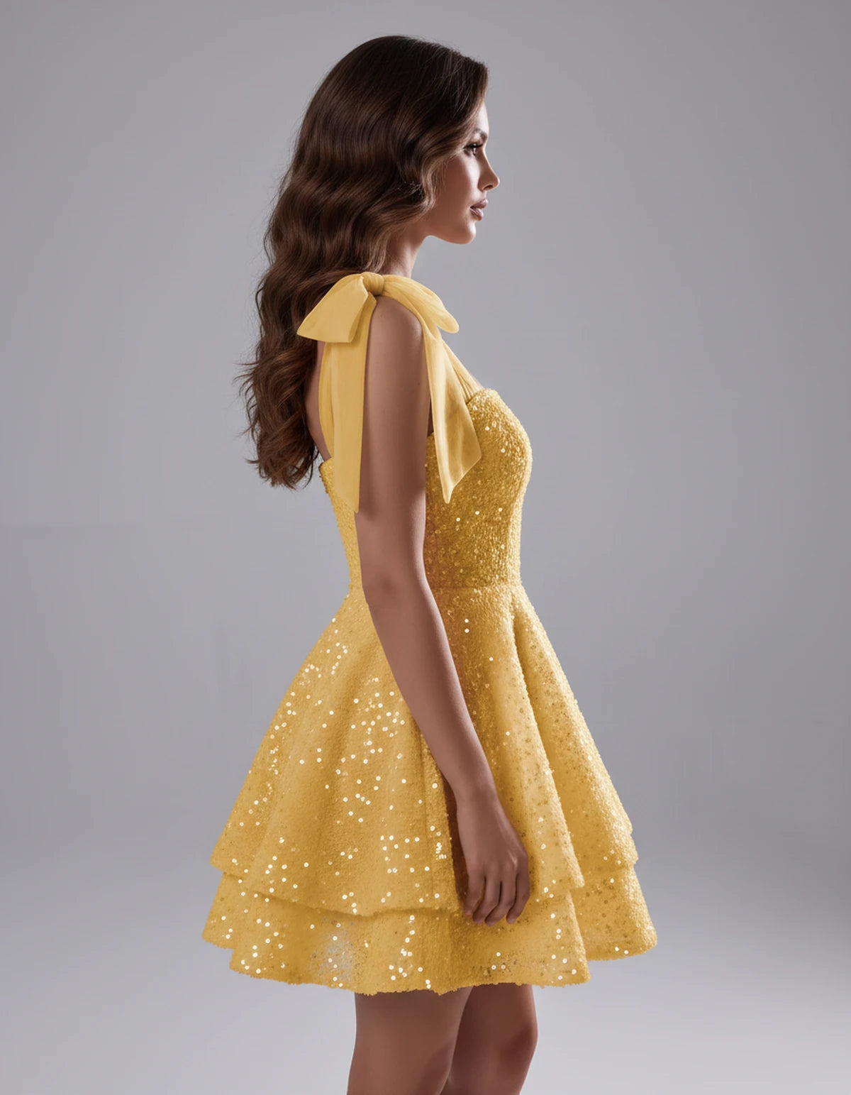 Auriane Mini Dress — Gold | SKU: SD-54780-gold-2,SD-54780-gold-4,SD-54780-gold-6,SD-54780-gold-8,SD-54780-gold-10,SD-54780-gold-12,SD-54780-gold-14,SD-54780-gold-16,SD-54780-gold-16W,SD-54780-gold-18W,SD-54780-gold-20W,SD-54780-gold-22W