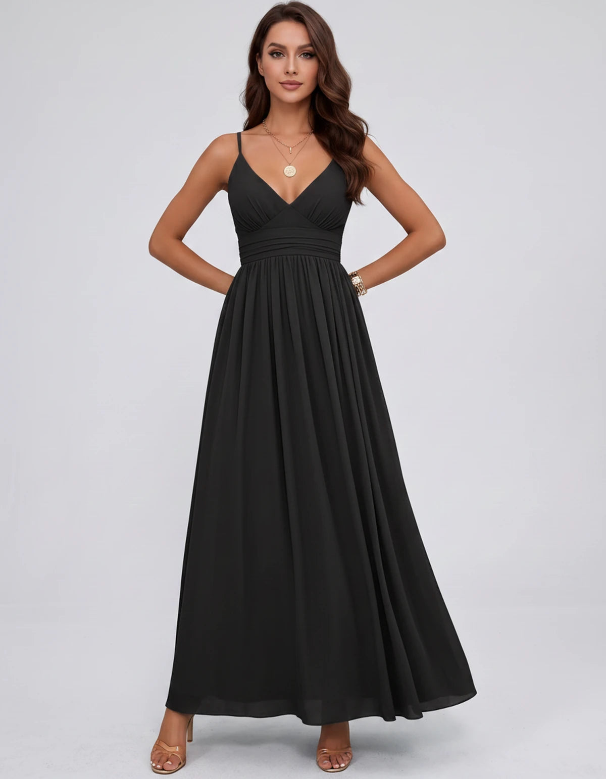 Belisse Maxi Dress — Black | SKU: SD-82788-black-2,SD-82788-black-4,SD-82788-black-6,SD-82788-black-8,SD-82788-black-10,SD-82788-black-12,SD-82788-black-14,SD-82788-black-16,SD-82788-black-16W,SD-82788-black-18W,SD-82788-black-20W,SD-82788-black-22W