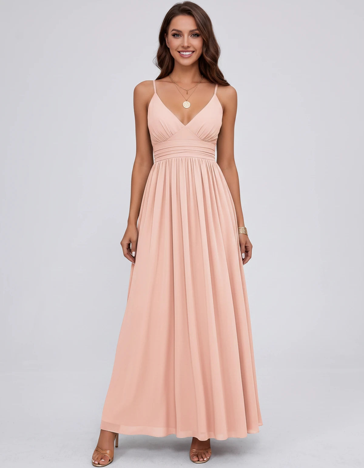 Belisse Maxi Dress — Blush Pink | SKU: SD-82788-blushpink-2,SD-82788-blushpink-4,SD-82788-blushpink-6,SD-82788-blushpink-8,SD-82788-blushpink-10,SD-82788-blushpink-12,SD-82788-blushpink-14,SD-82788-blushpink-16,SD-82788-blushpink-16W,SD-82788-blushpink-18W,SD-82788-blushpink-20W,SD-82788-blushpink-22W