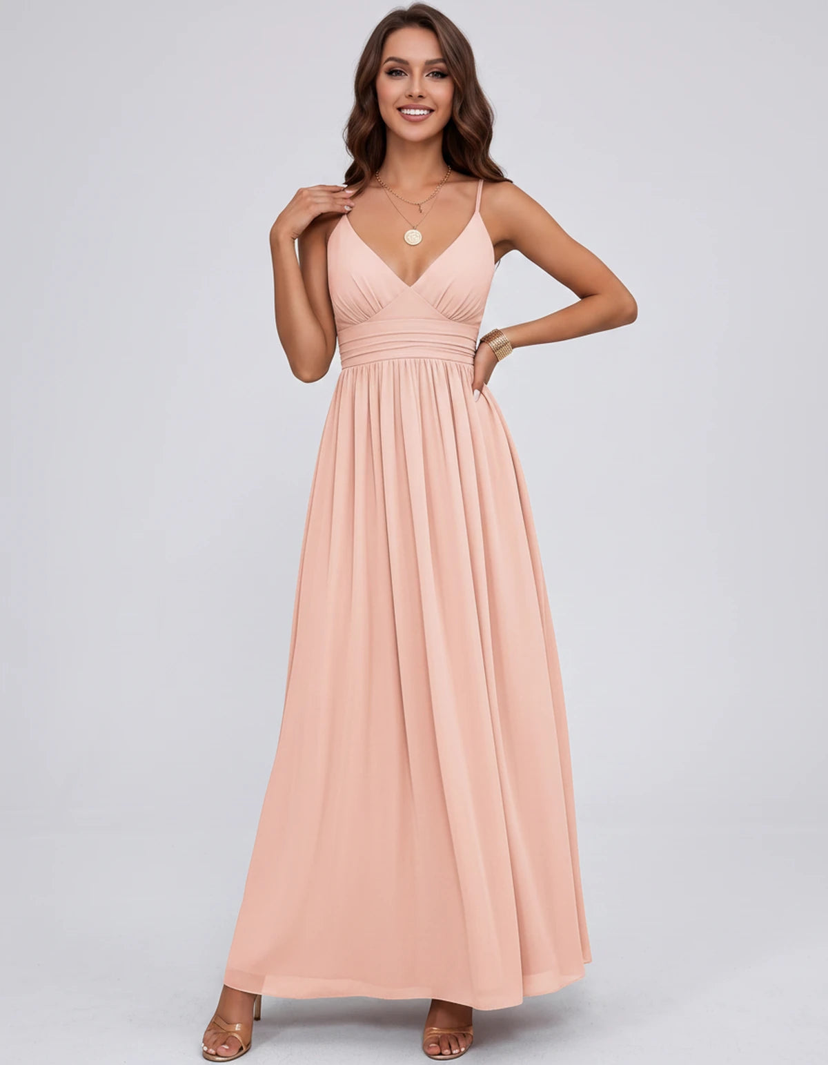 Belisse Maxi Dress — Blush Pink | SKU: SD-82788-blushpink-2,SD-82788-blushpink-4,SD-82788-blushpink-6,SD-82788-blushpink-8,SD-82788-blushpink-10,SD-82788-blushpink-12,SD-82788-blushpink-14,SD-82788-blushpink-16,SD-82788-blushpink-16W,SD-82788-blushpink-18W,SD-82788-blushpink-20W,SD-82788-blushpink-22W