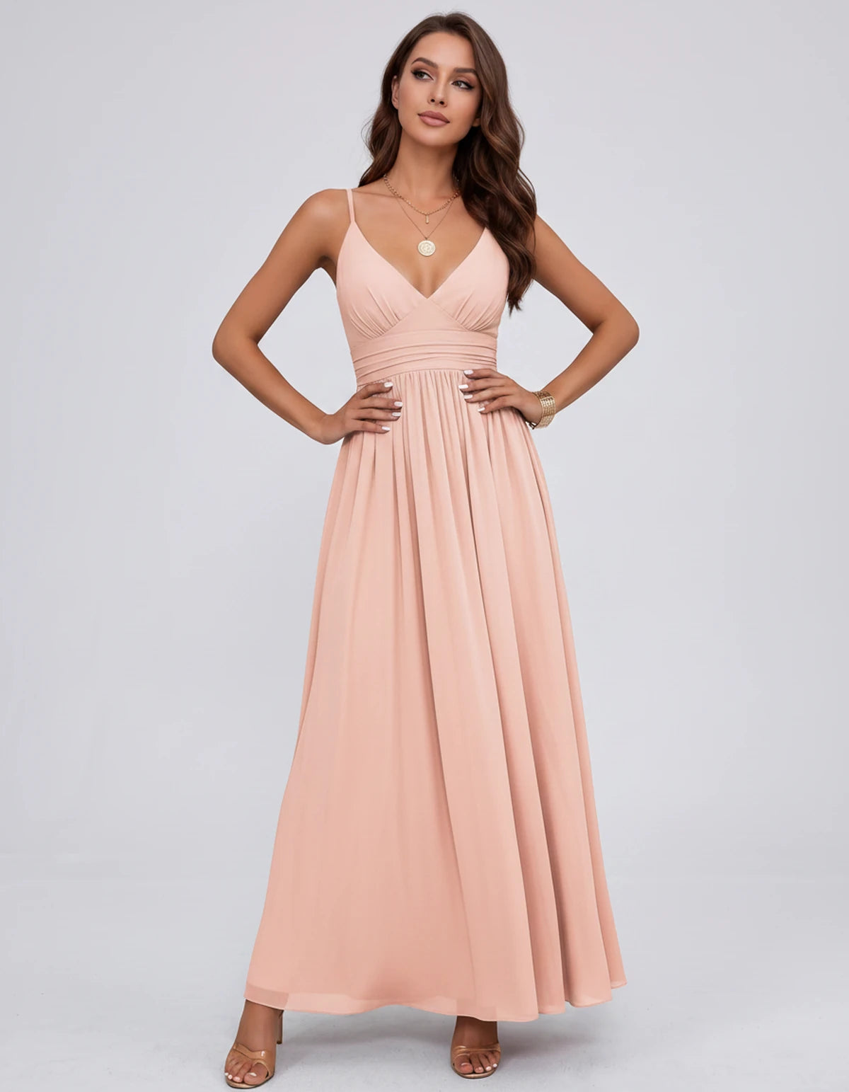 Belisse Maxi Dress — Blush Pink | SKU: SD-82788-blushpink-2,SD-82788-blushpink-4,SD-82788-blushpink-6,SD-82788-blushpink-8,SD-82788-blushpink-10,SD-82788-blushpink-12,SD-82788-blushpink-14,SD-82788-blushpink-16,SD-82788-blushpink-16W,SD-82788-blushpink-18W,SD-82788-blushpink-20W,SD-82788-blushpink-22W