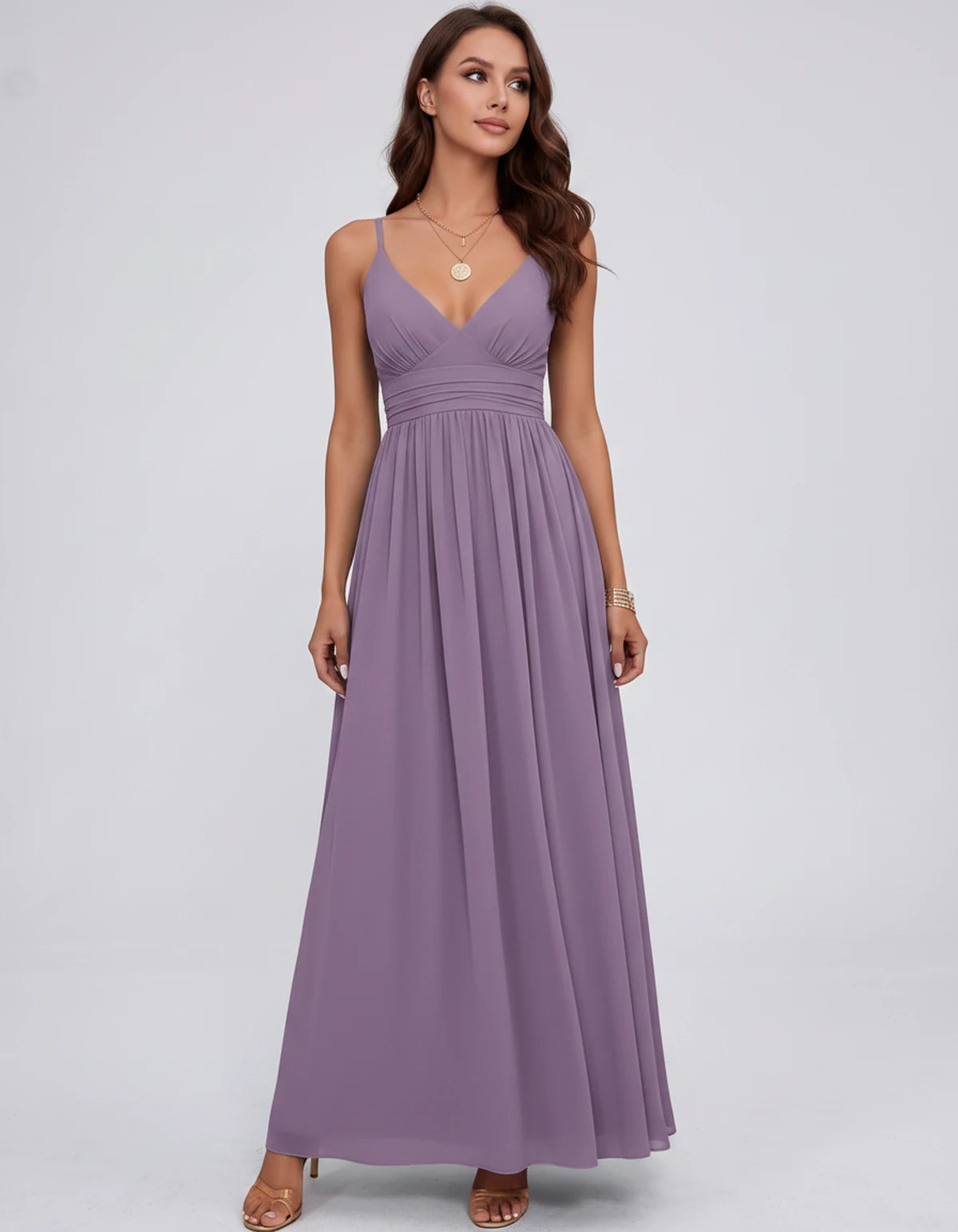 Belisse Maxi Dress — Dusty Purple | SKU: SD-82788-dustypurple-2,SD-82788-dustypurple-4,SD-82788-dustypurple-6,SD-82788-dustypurple-8,SD-82788-dustypurple-10,SD-82788-dustypurple-12,SD-82788-dustypurple-14,SD-82788-dustypurple-16,SD-82788-dustypurple-16W,SD-82788-dustypurple-18W,SD-82788-dustypurple-20W,SD-82788-dustypurple-22W