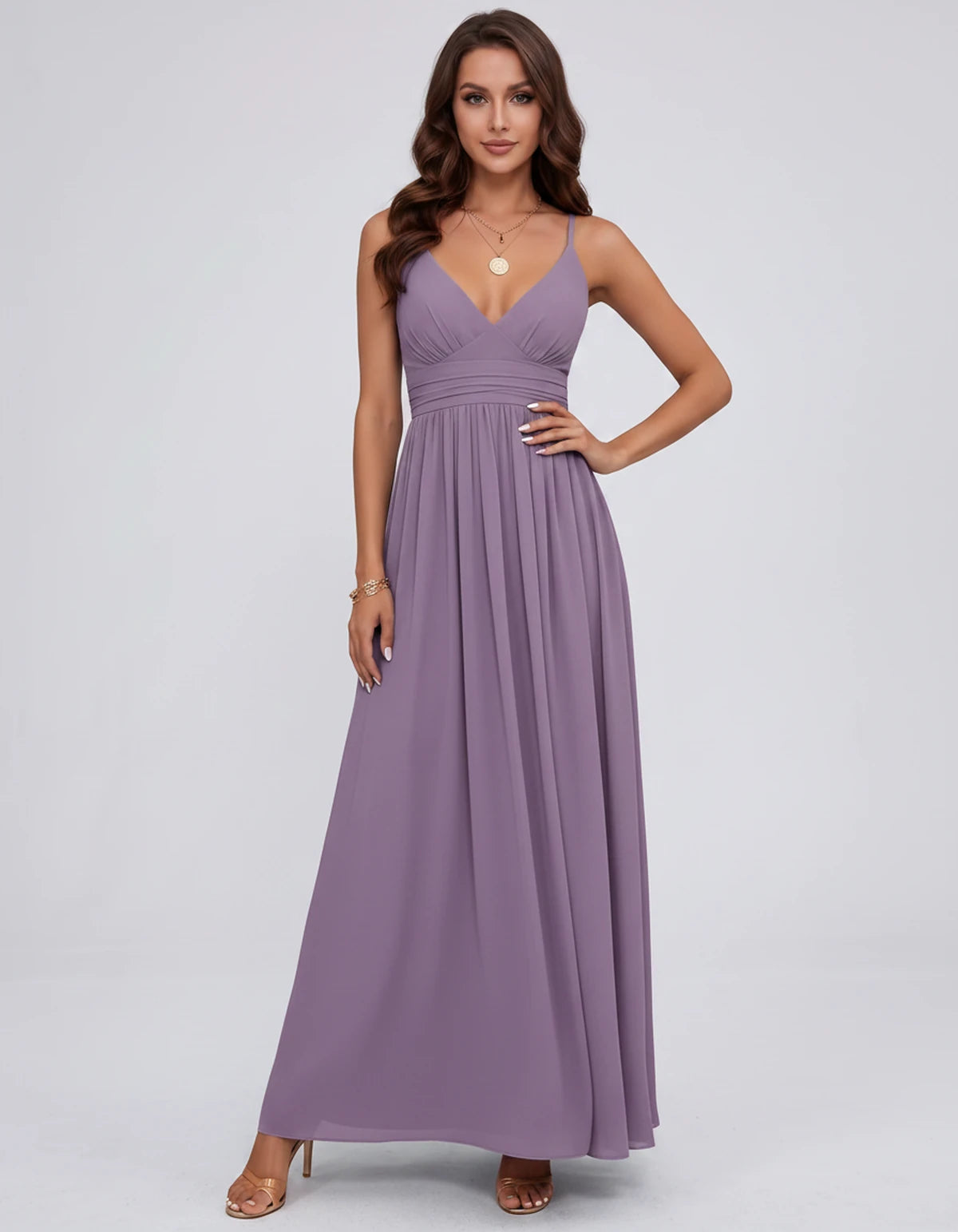Belisse Maxi Dress — Dusty Purple | SKU: SD-82788-dustypurple-2,SD-82788-dustypurple-4,SD-82788-dustypurple-6,SD-82788-dustypurple-8,SD-82788-dustypurple-10,SD-82788-dustypurple-12,SD-82788-dustypurple-14,SD-82788-dustypurple-16,SD-82788-dustypurple-16W,SD-82788-dustypurple-18W,SD-82788-dustypurple-20W,SD-82788-dustypurple-22W