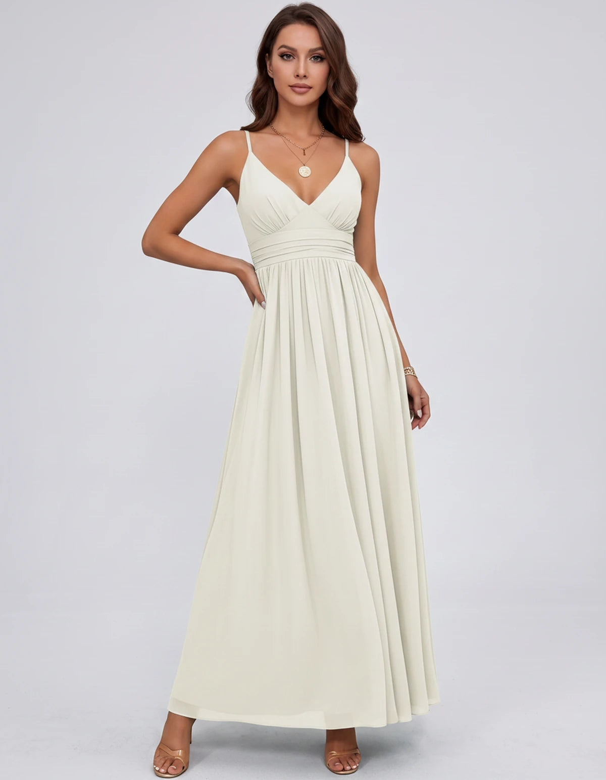 Belisse Maxi Dress — Ivory | SKU: SD-82788-ivory-2,SD-82788-ivory-4,SD-82788-ivory-6,SD-82788-ivory-8,SD-82788-ivory-10,SD-82788-ivory-12,SD-82788-ivory-14,SD-82788-ivory-16,SD-82788-ivory-16W,SD-82788-ivory-18W,SD-82788-ivory-20W,SD-82788-ivory-22W