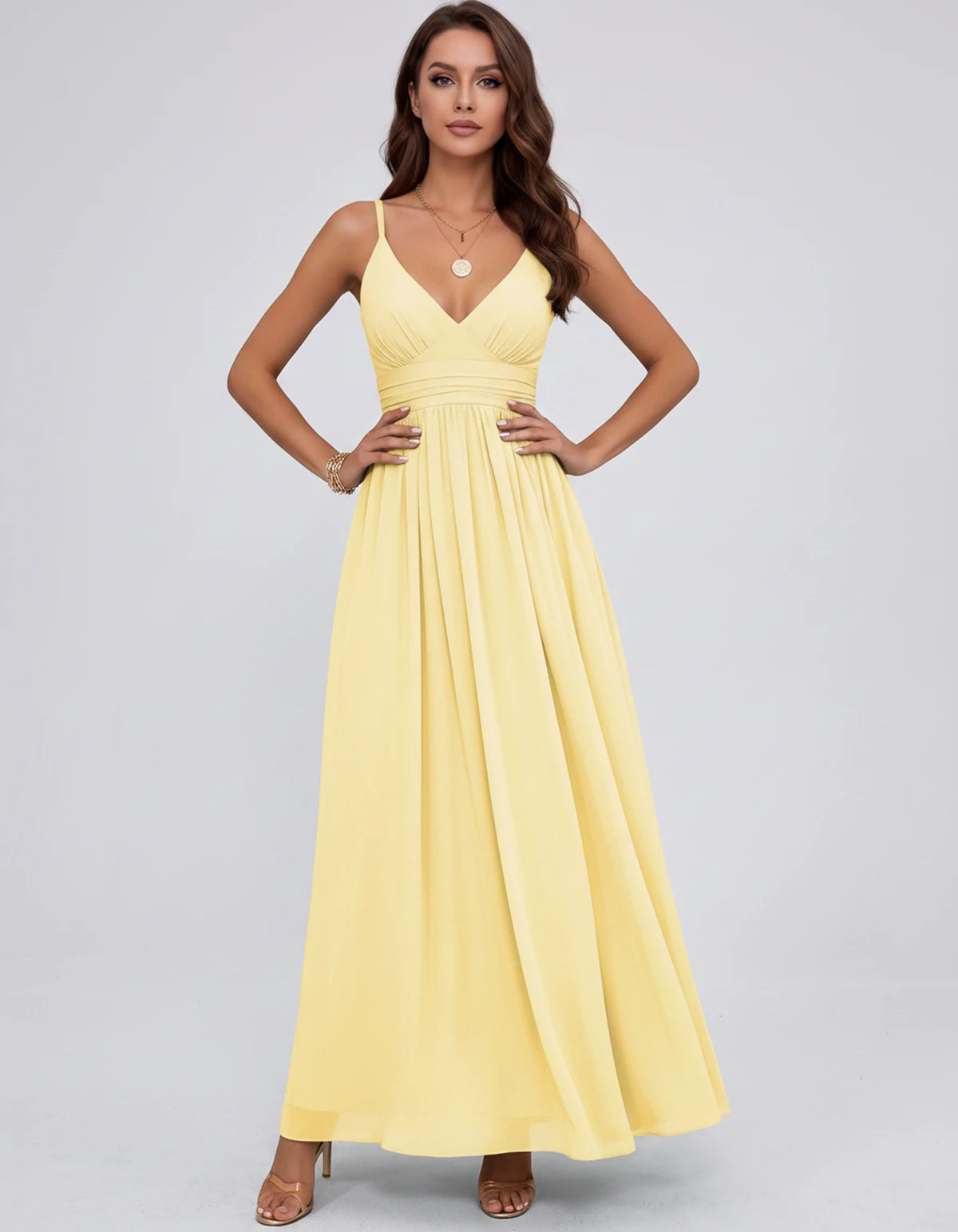 Belisse Maxi Dress — Yellow | SKU: SD-82788-yellow-2,SD-82788-yellow-4,SD-82788-yellow-6,SD-82788-yellow-8,SD-82788-yellow-10,SD-82788-yellow-12,SD-82788-yellow-14,SD-82788-yellow-16,SD-82788-yellow-16W,SD-82788-yellow-18W,SD-82788-yellow-20W,SD-82788-yellow-22W