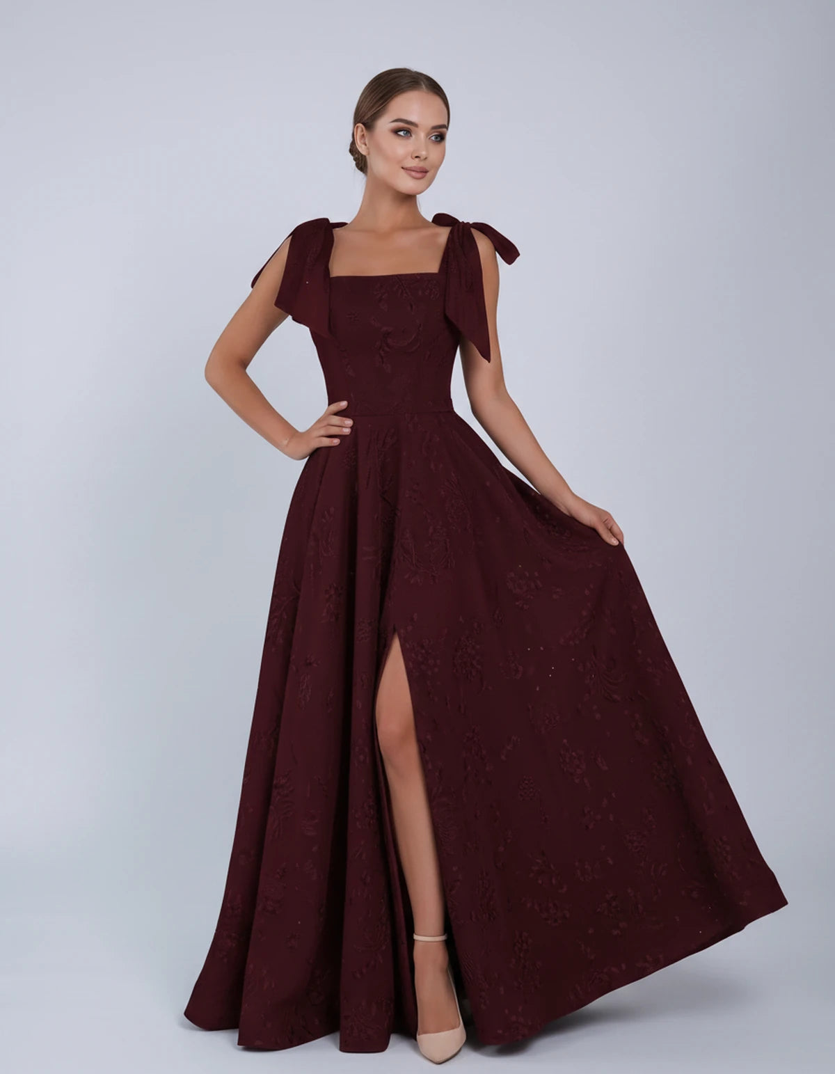 Bellamy Maxi Dress — Burgundy | SKU: SD-00075-burgundy-2,SD-00075-burgundy-4,SD-00075-burgundy-6,SD-00075-burgundy-8,SD-00075-burgundy-10,SD-00075-burgundy-12,SD-00075-burgundy-14,SD-00075-burgundy-16,SD-00075-burgundy-16W,SD-00075-burgundy-18W,SD-00075-burgundy-20W,SD-00075-burgundy-22W