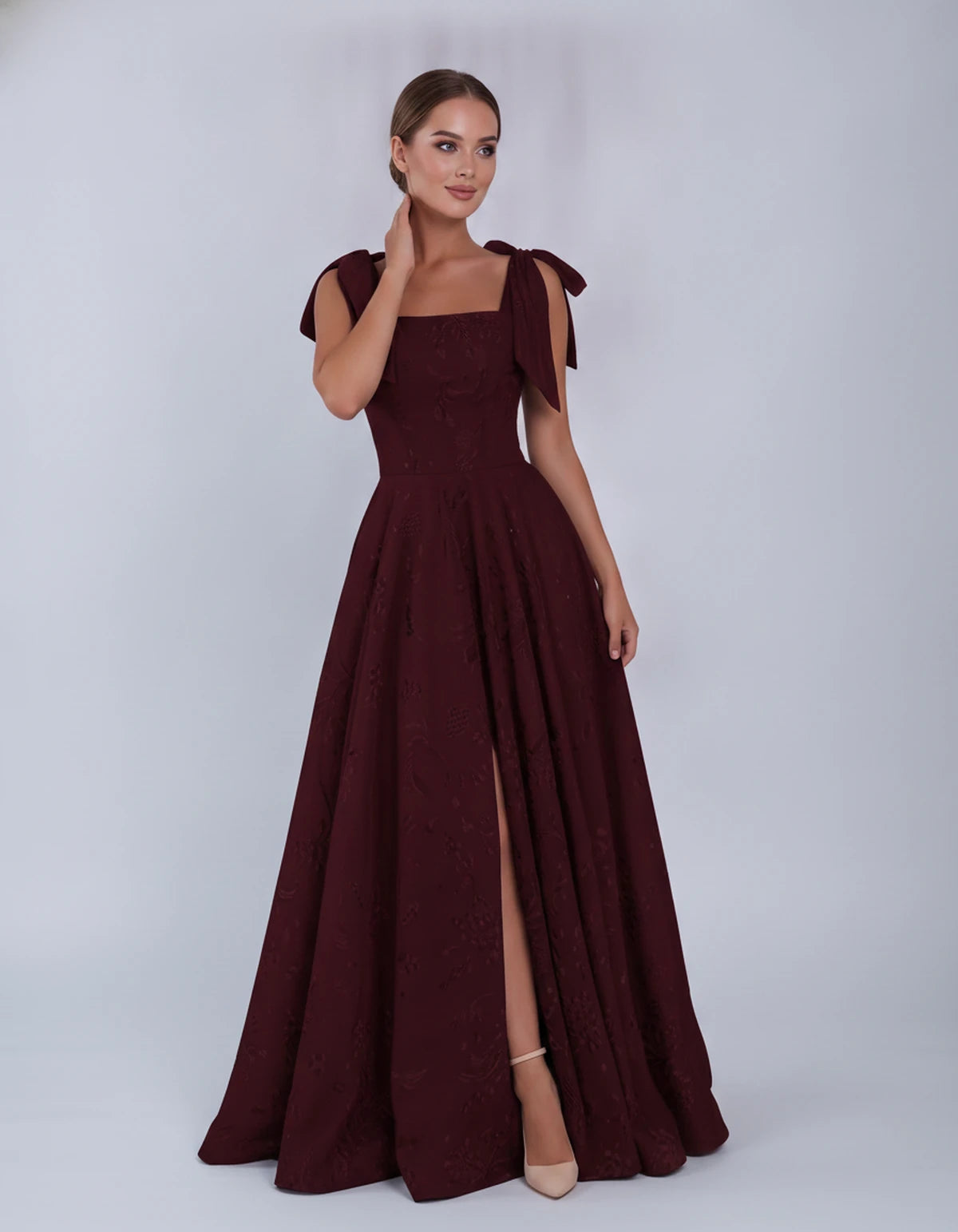 Bellamy Maxi Dress — Burgundy | SKU: SD-00075-burgundy-2,SD-00075-burgundy-4,SD-00075-burgundy-6,SD-00075-burgundy-8,SD-00075-burgundy-10,SD-00075-burgundy-12,SD-00075-burgundy-14,SD-00075-burgundy-16,SD-00075-burgundy-16W,SD-00075-burgundy-18W,SD-00075-burgundy-20W,SD-00075-burgundy-22W