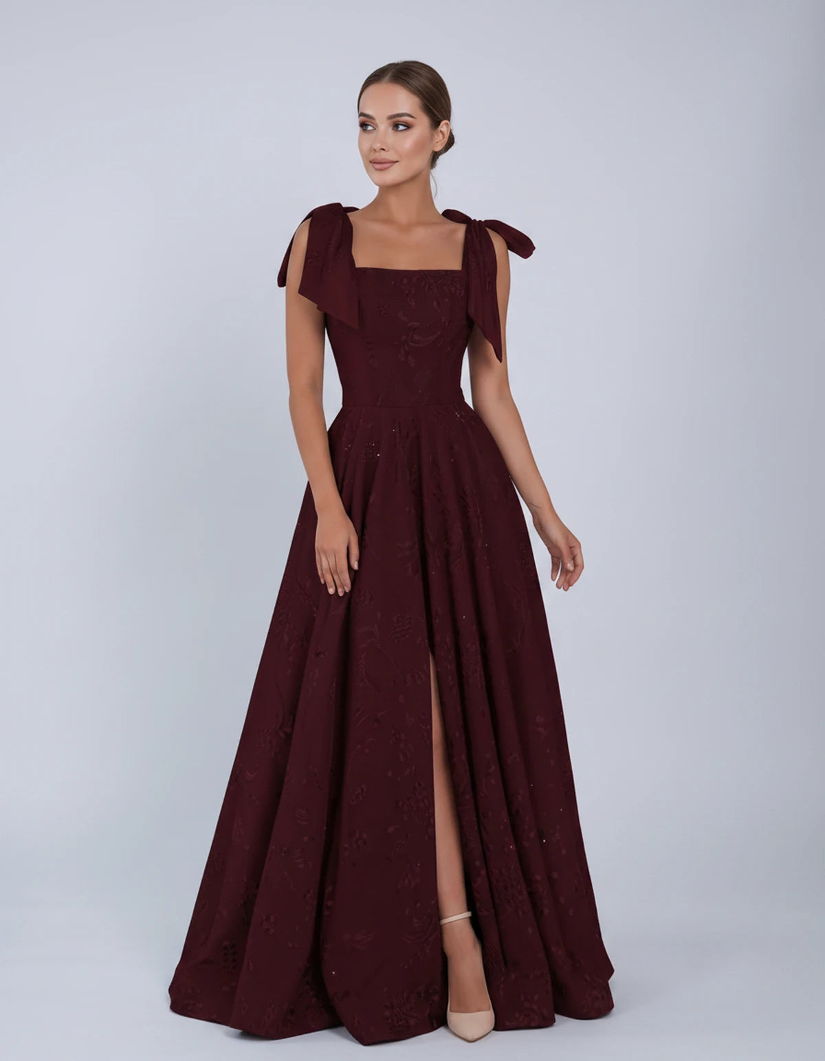 Bellamy Maxi Dress — Burgundy | SKU: SD-00075-burgundy-2,SD-00075-burgundy-4,SD-00075-burgundy-6,SD-00075-burgundy-8,SD-00075-burgundy-10,SD-00075-burgundy-12,SD-00075-burgundy-14,SD-00075-burgundy-16,SD-00075-burgundy-16W,SD-00075-burgundy-18W,SD-00075-burgundy-20W,SD-00075-burgundy-22W
