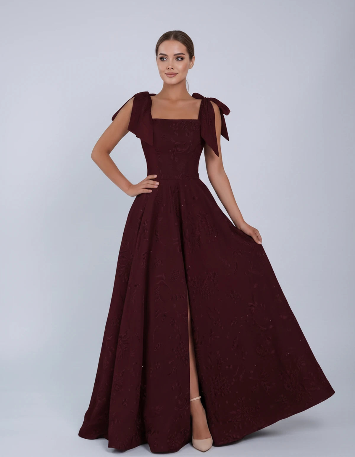 Bellamy Maxi Dress — Burgundy | SKU: SD-00075-burgundy-2,SD-00075-burgundy-4,SD-00075-burgundy-6,SD-00075-burgundy-8,SD-00075-burgundy-10,SD-00075-burgundy-12,SD-00075-burgundy-14,SD-00075-burgundy-16,SD-00075-burgundy-16W,SD-00075-burgundy-18W,SD-00075-burgundy-20W,SD-00075-burgundy-22W