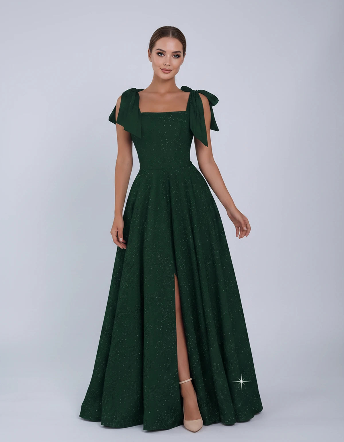 Bellamy Maxi Dress — Dark Green | SKU: SD-00075-darkgreen-2,SD-00075-darkgreen-4,SD-00075-darkgreen-6,SD-00075-darkgreen-8,SD-00075-darkgreen-10,SD-00075-darkgreen-12,SD-00075-darkgreen-14,SD-00075-darkgreen-16,SD-00075-darkgreen-16W,SD-00075-darkgreen-18W,SD-00075-darkgreen-20W,SD-00075-darkgreen-22W